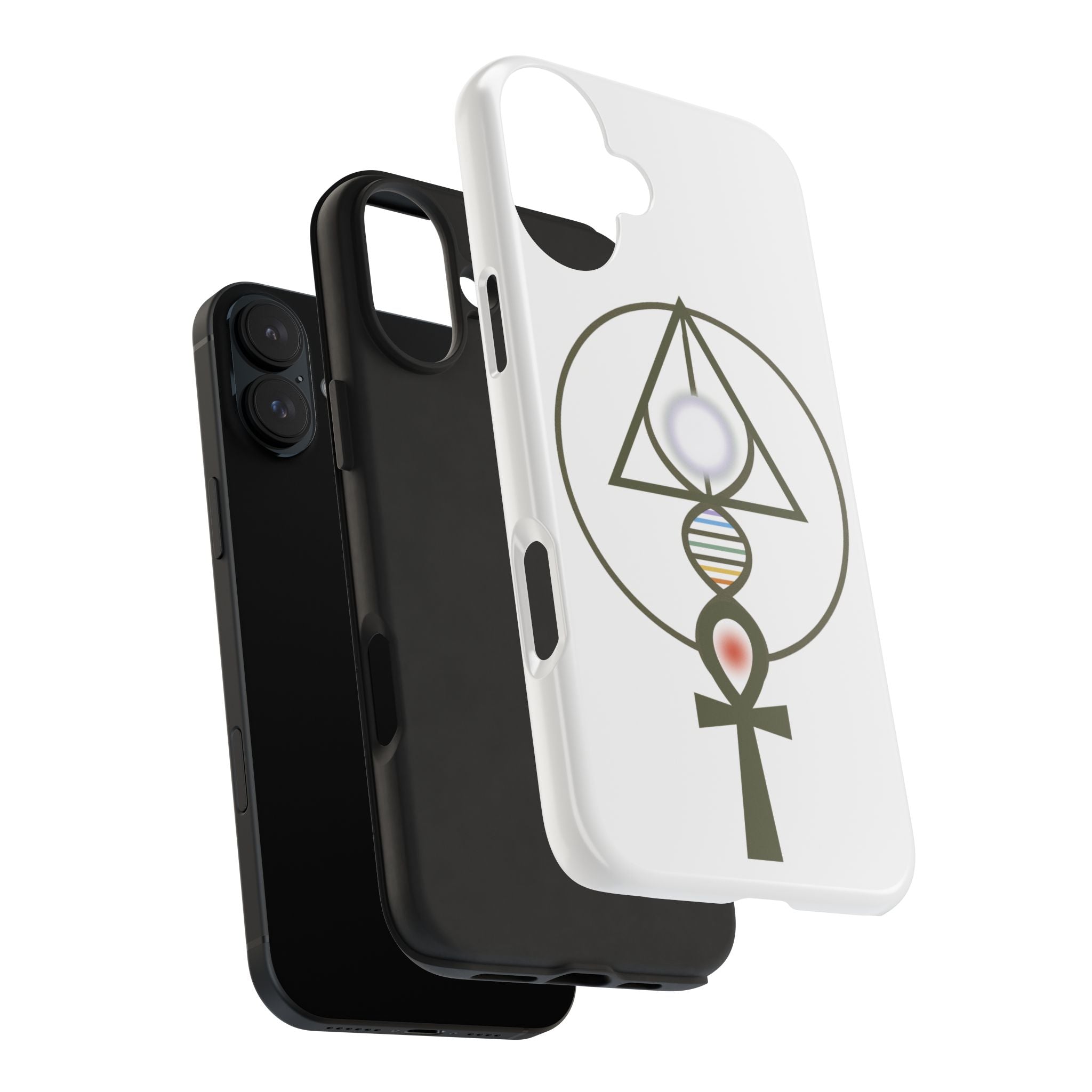 Binary Light Code Logo Phone Cover - Activated Apparel