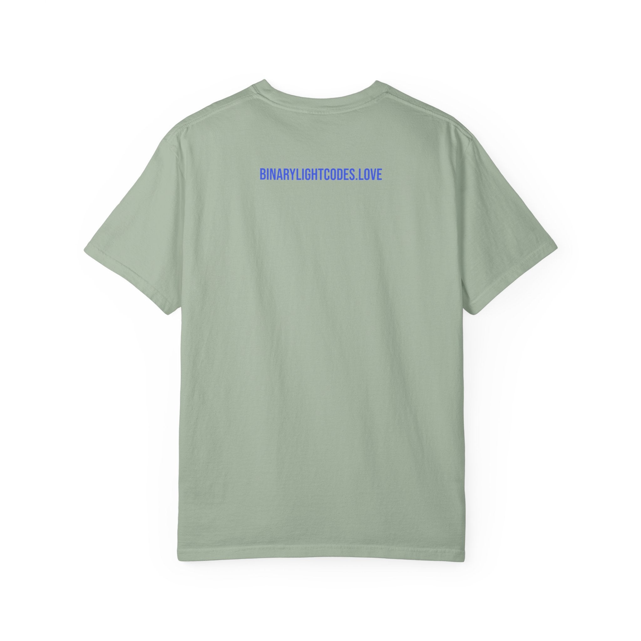 Binary Light Codes Logo T-shirt | Sacred Geometry Alchemy Spiritual Tee