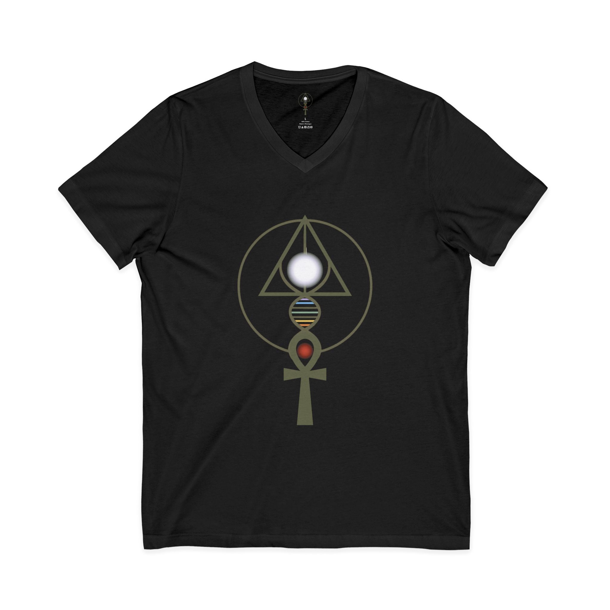 Money Manifestation V-Neck Tee - "Unexpected Money Code"