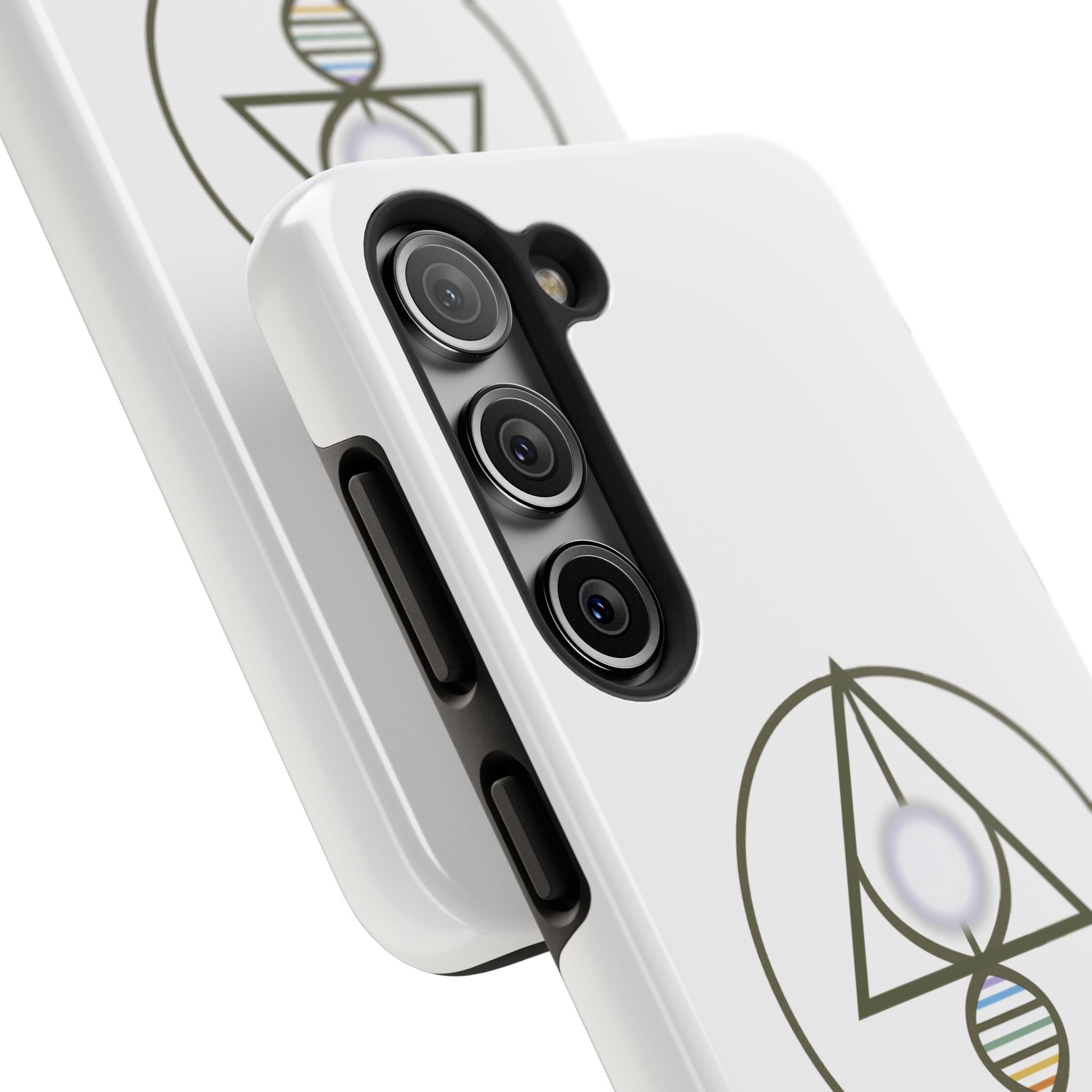 Binary Light Code Logo Phone Cover - Activated Apparel