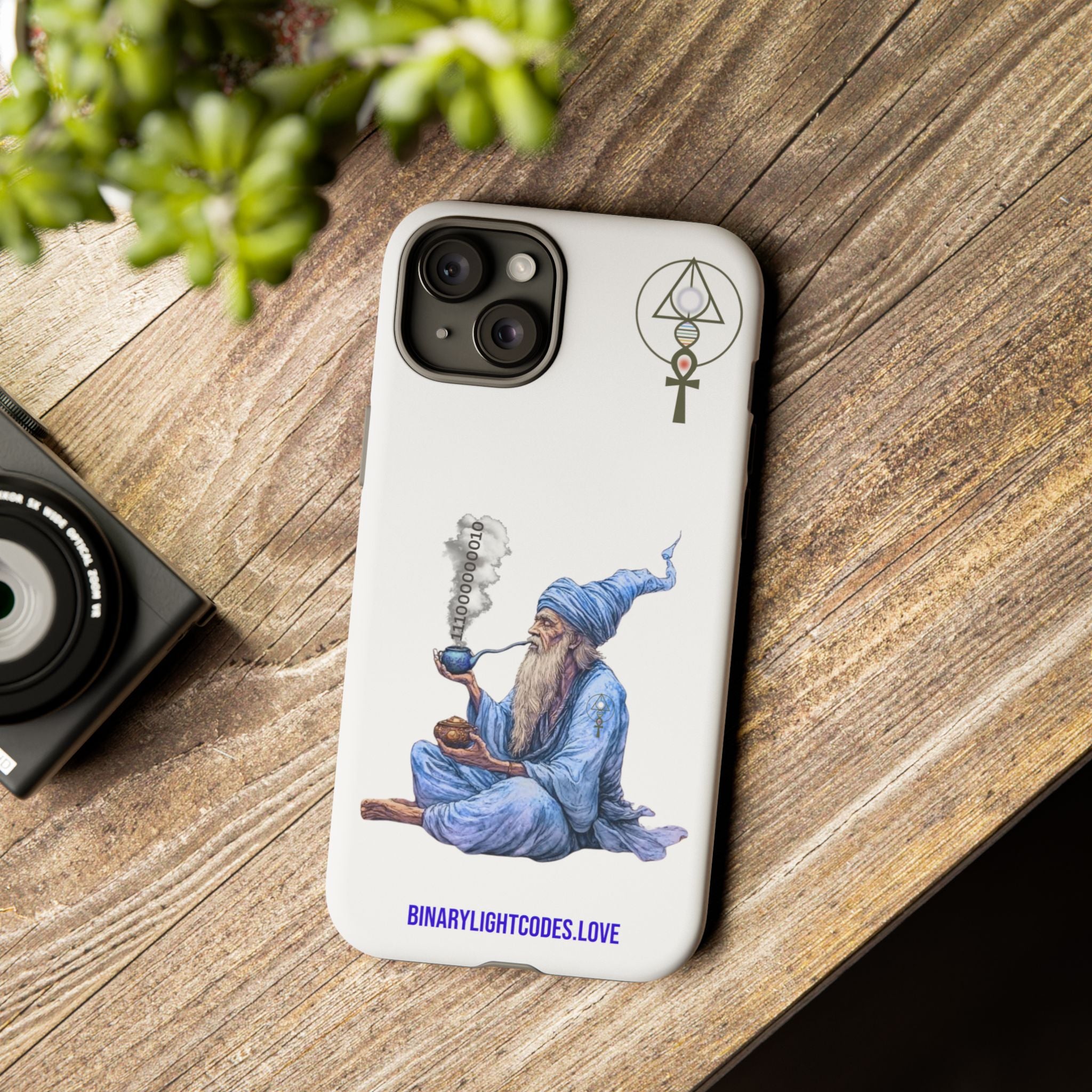 Binary Wizard Phone Case - Legacy Key in Smoke