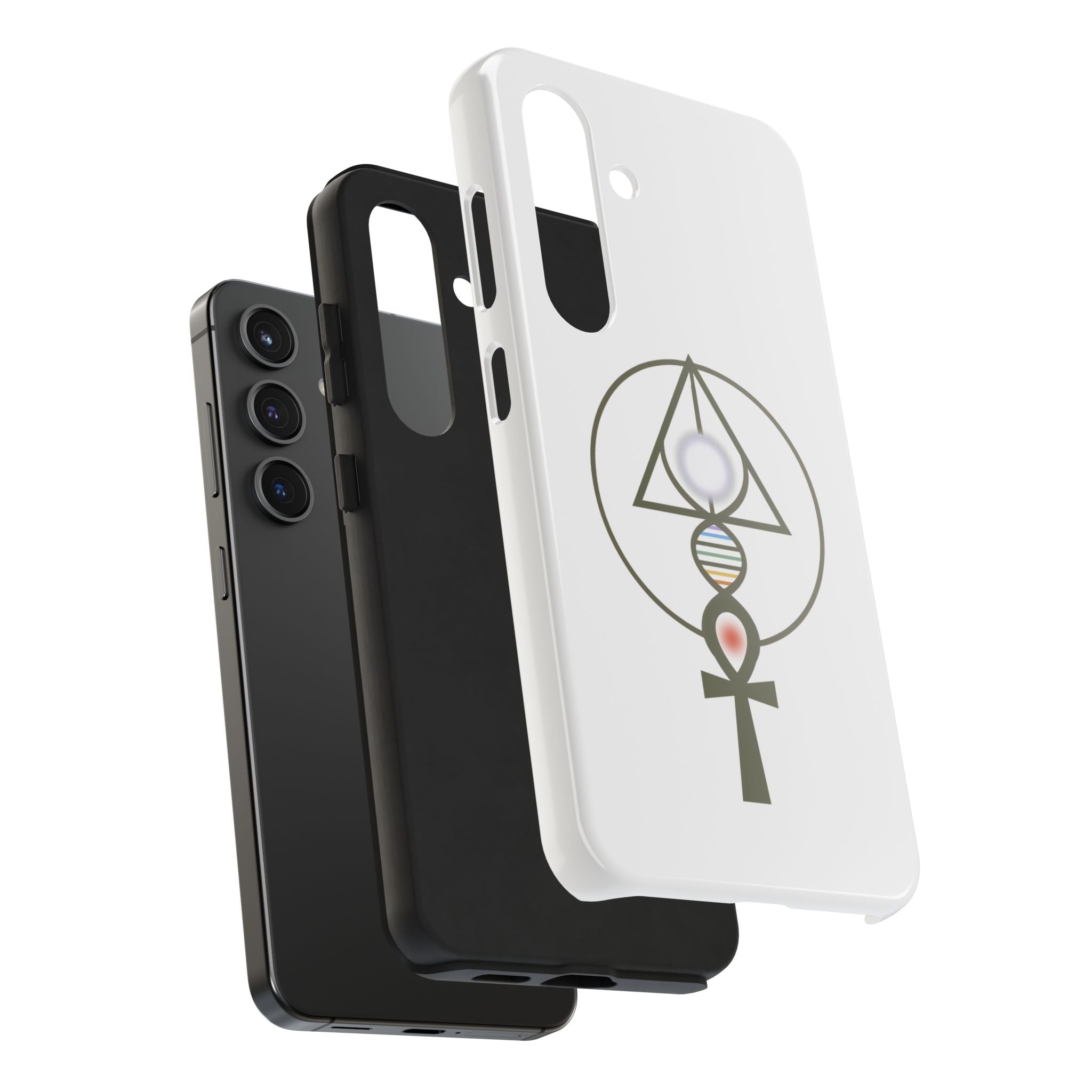Binary Light Code Logo Phone Cover - Activated Apparel
