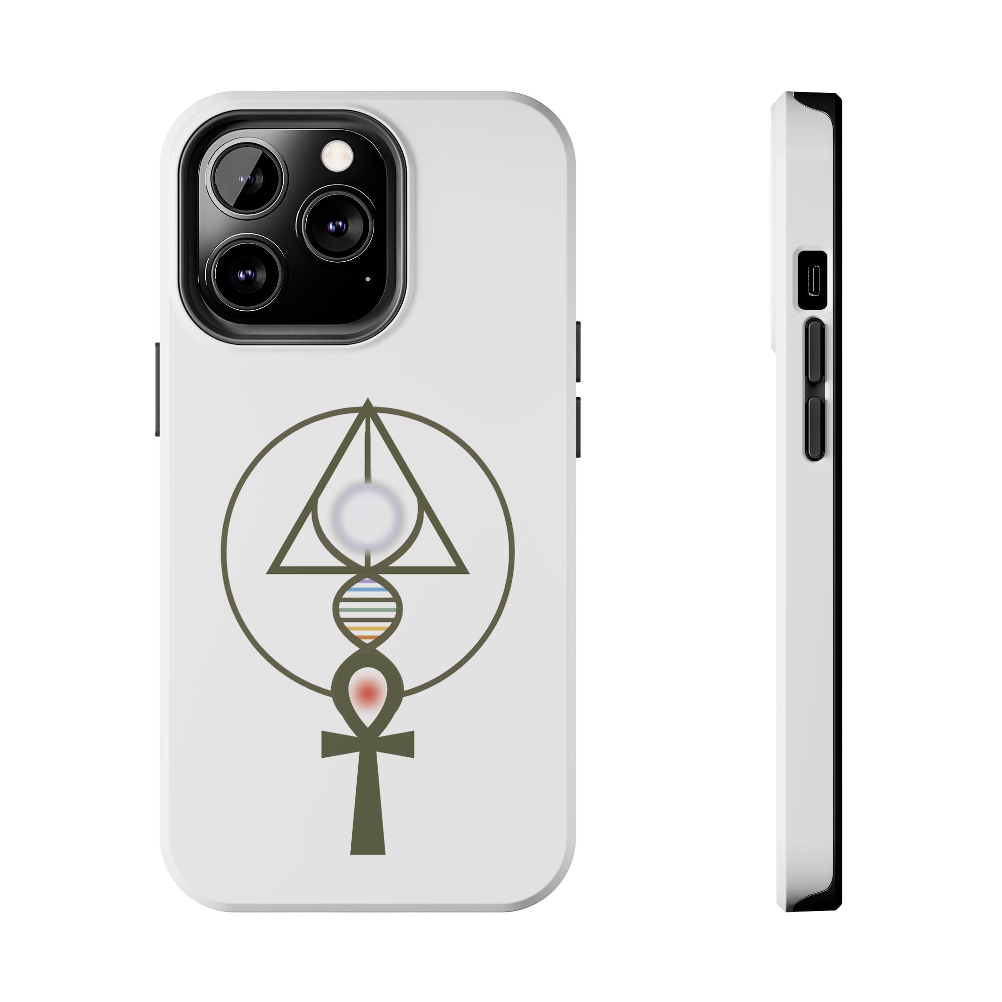 Binary Light Code Logo Phone Cover - Activated Apparel