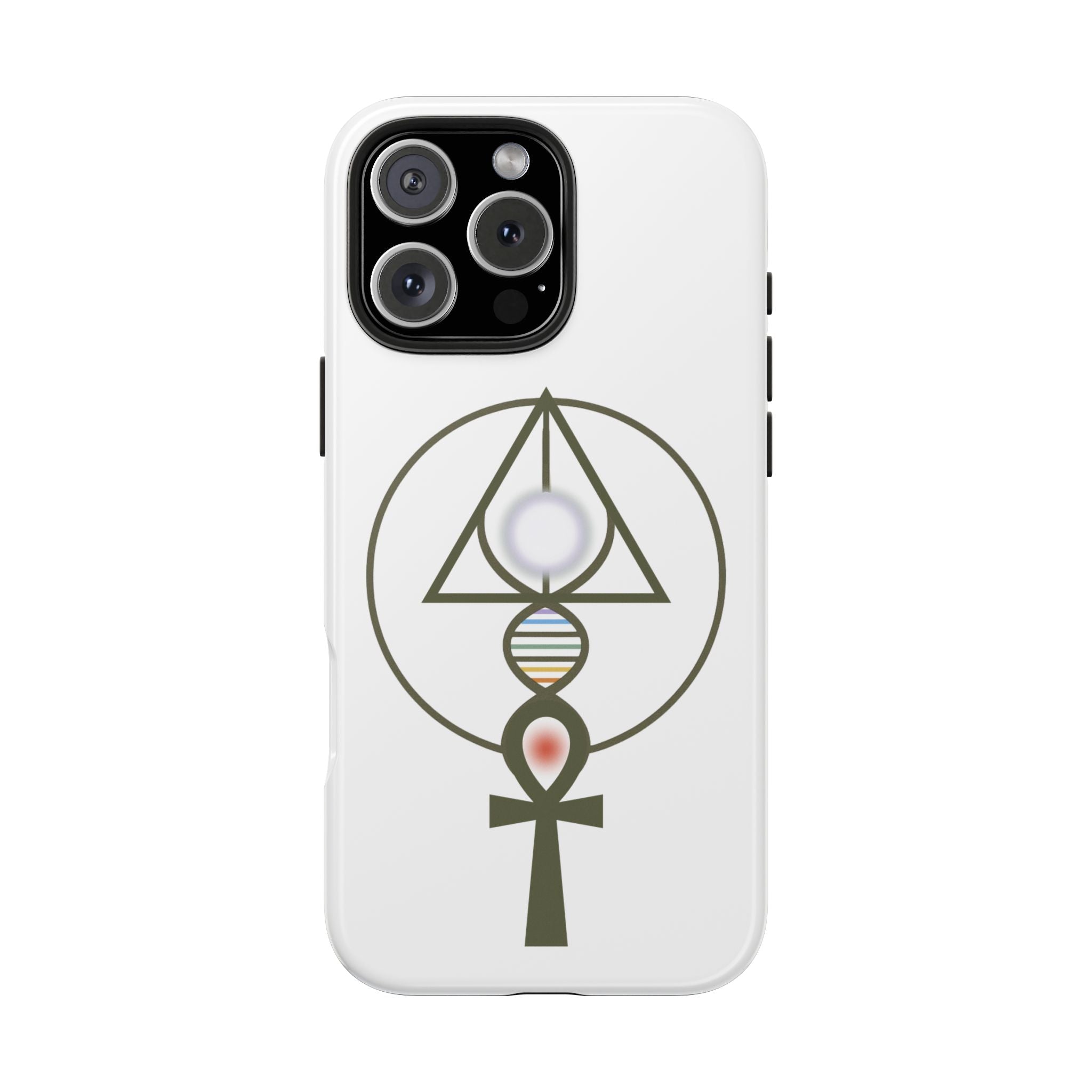 Binary Light Code Logo Phone Cover - Activated Apparel