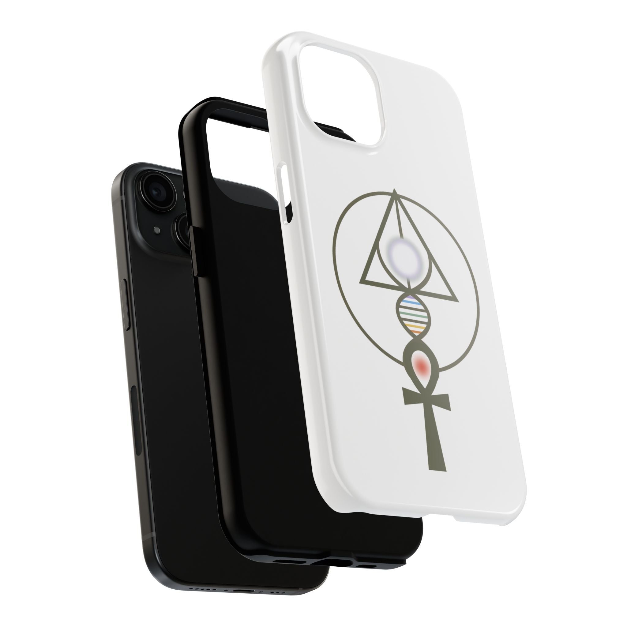 Binary Light Code Logo Phone Cover - Activated Apparel