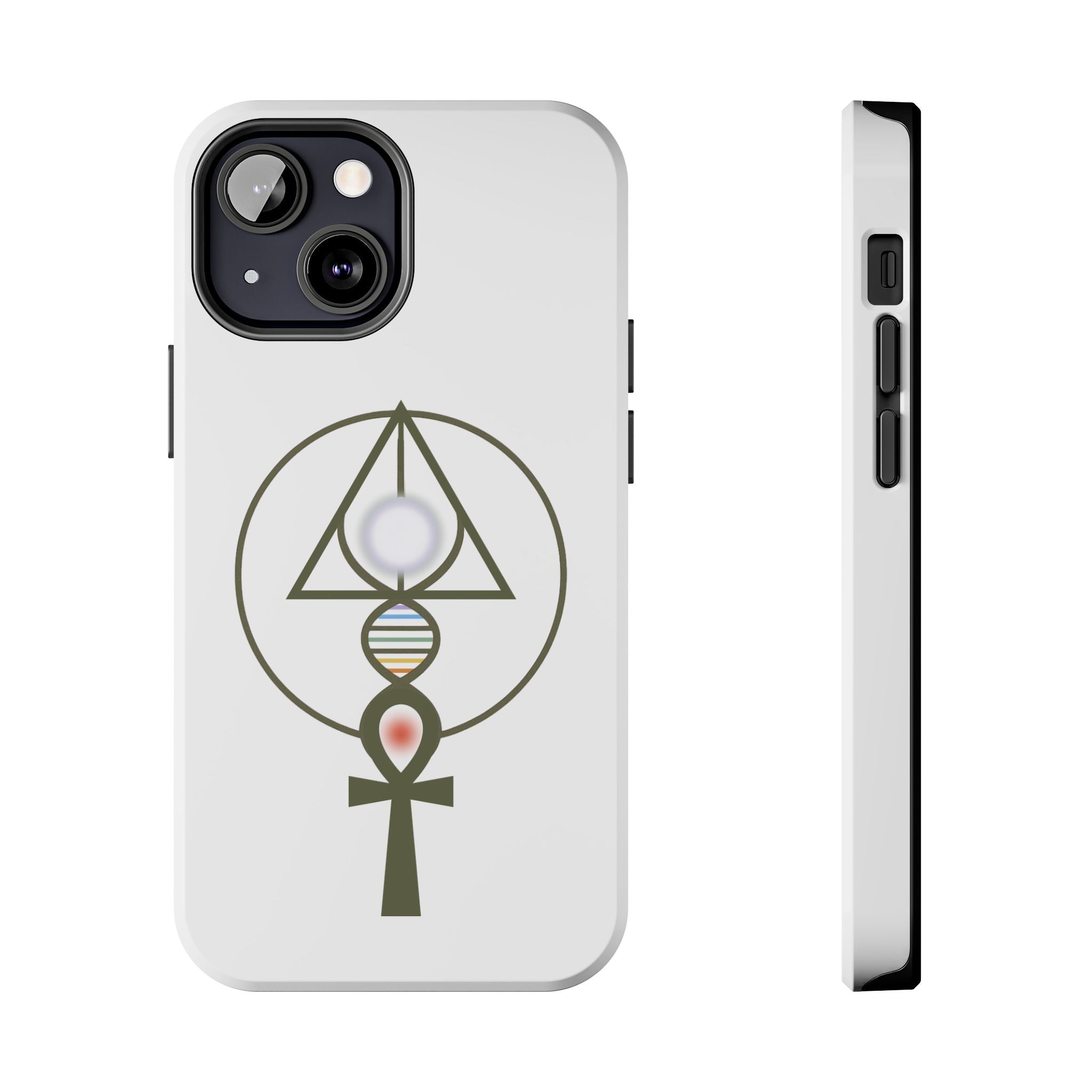 Binary Light Code Logo Phone Cover - Activated Apparel