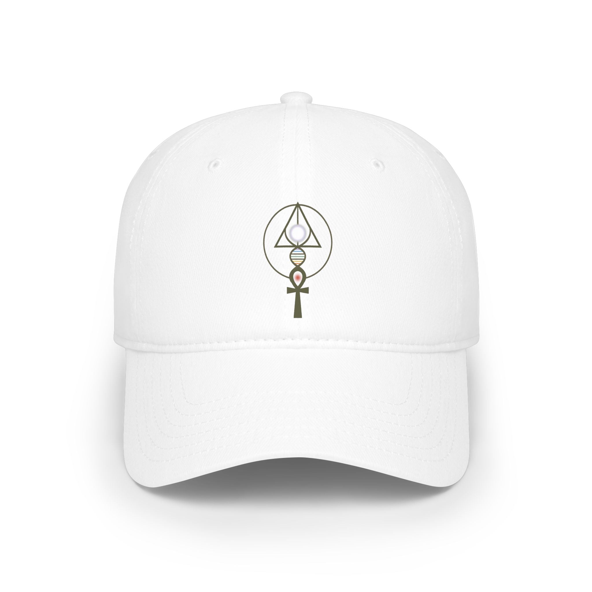 Binary Light Code Logo - Low Profile Baseball Cap