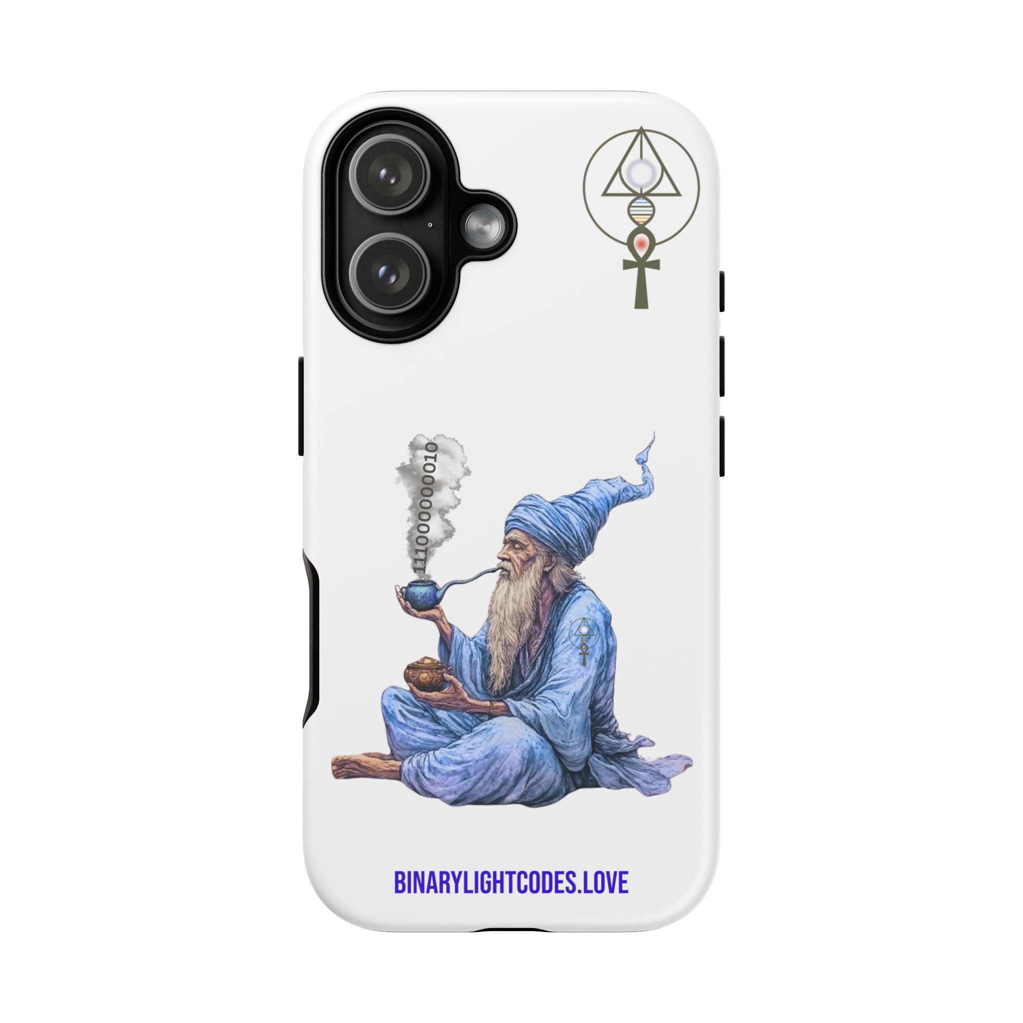 Binary Wizard Phone Case - Legacy Key in Smoke