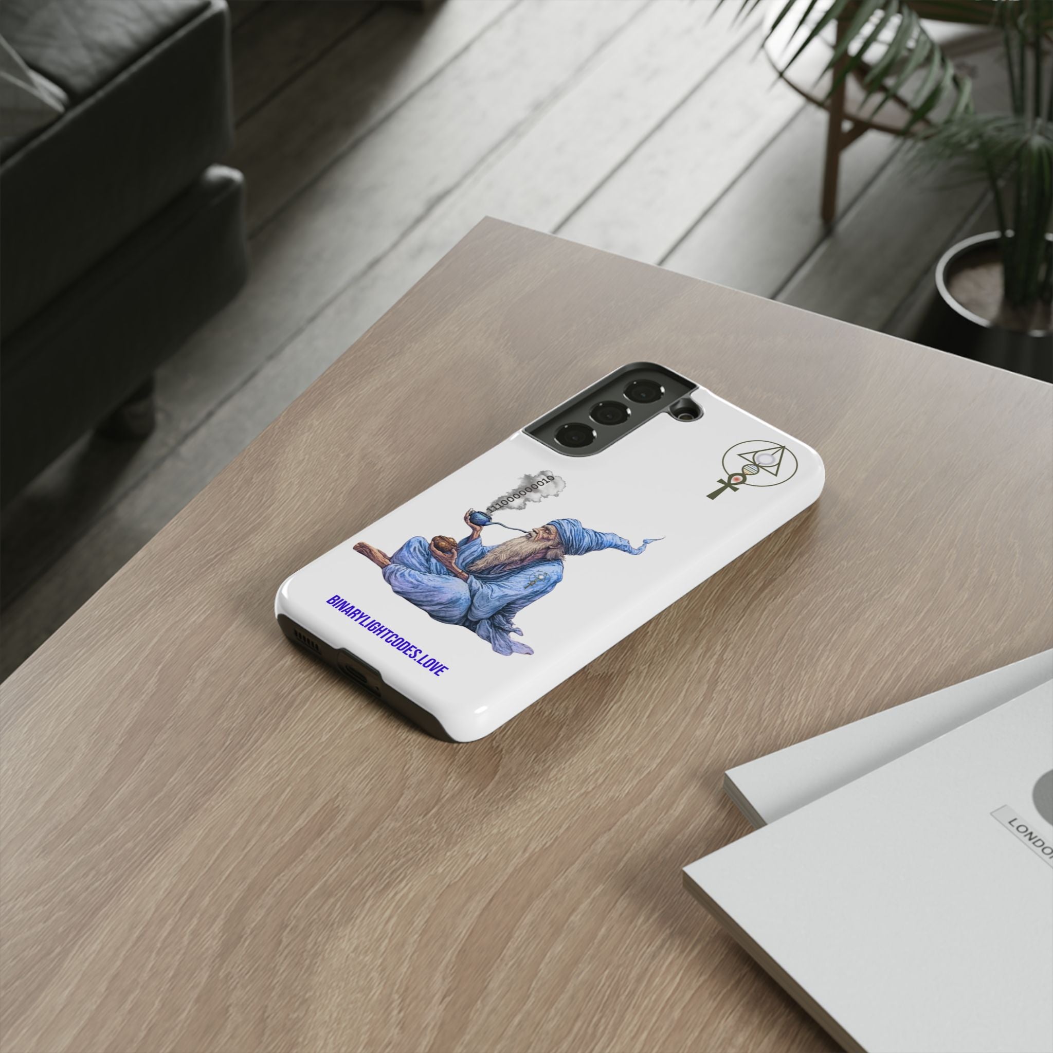 Binary Wizard Phone Case - Legacy Key in Smoke