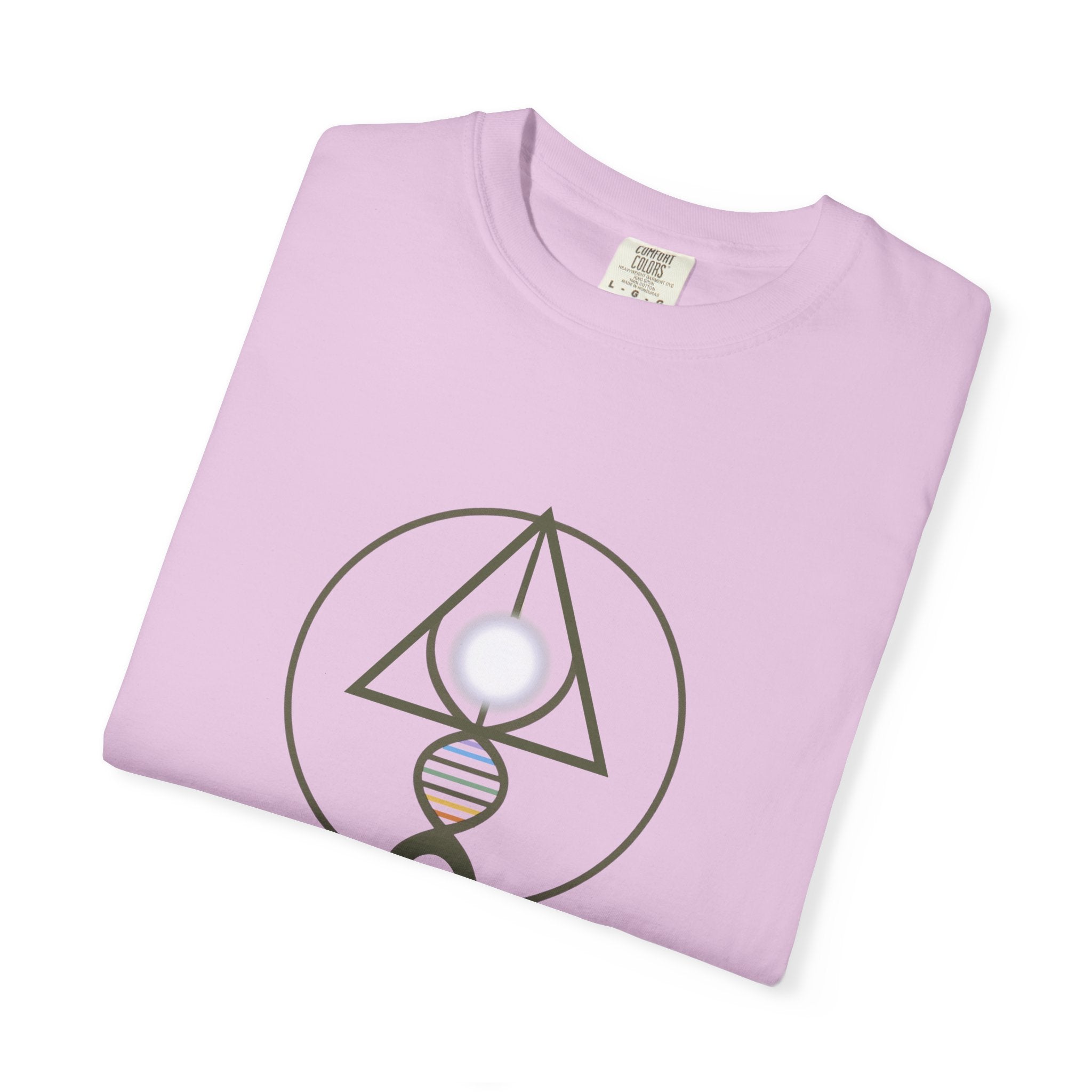 Binary Light Codes Logo T-shirt | Sacred Geometry Alchemy Spiritual Tee