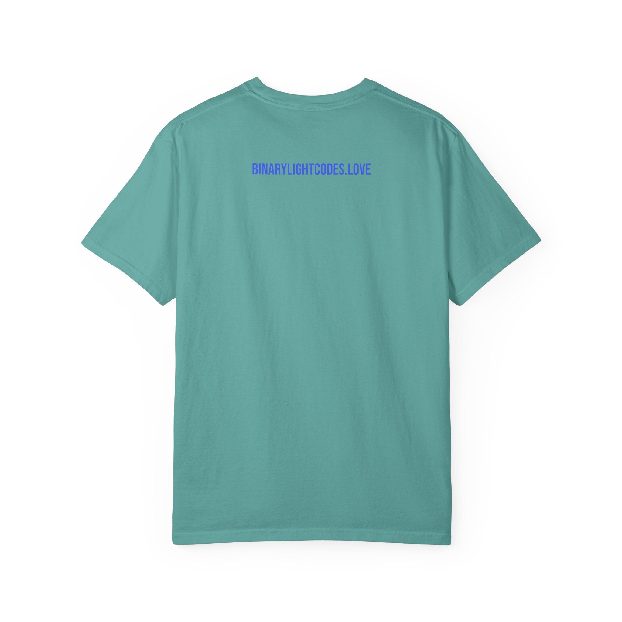 Binary Light Codes Logo T-shirt | Sacred Geometry Alchemy Spiritual Tee