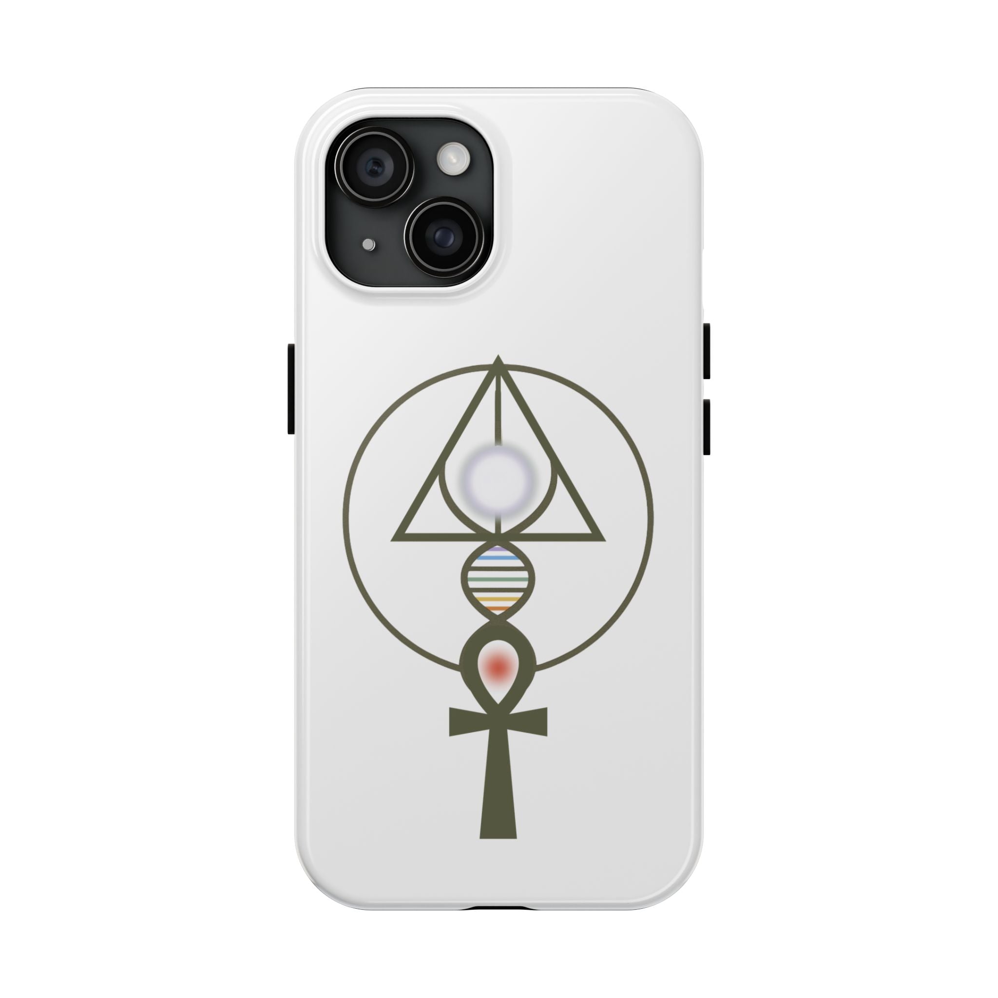 Binary Light Code Logo Phone Cover - Activated Apparel