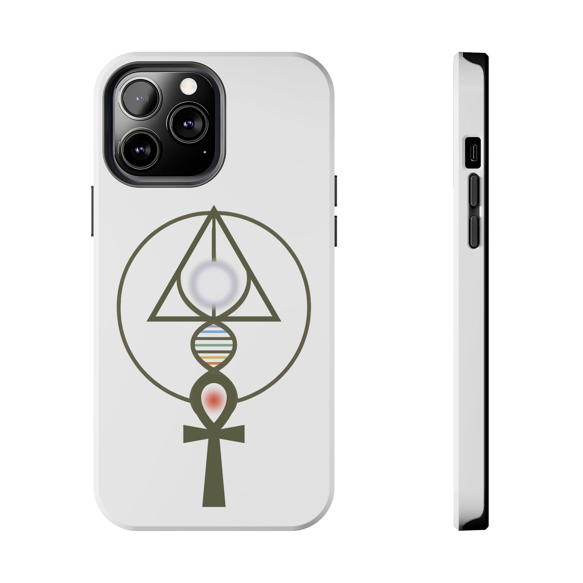 Binary Light Code Logo Phone Cover - Activated Apparel