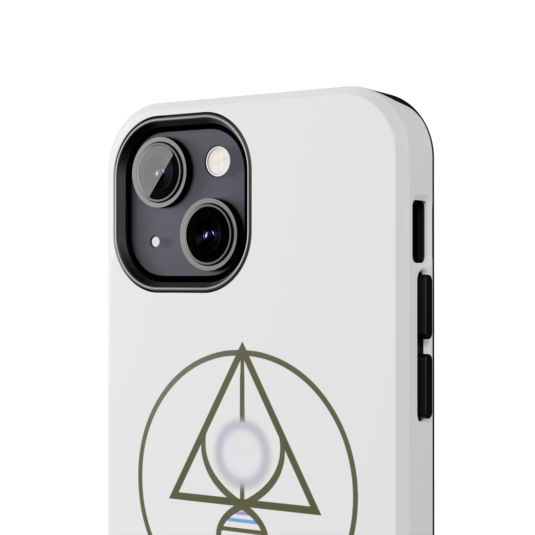Binary Light Code Logo Phone Cover - Activated Apparel