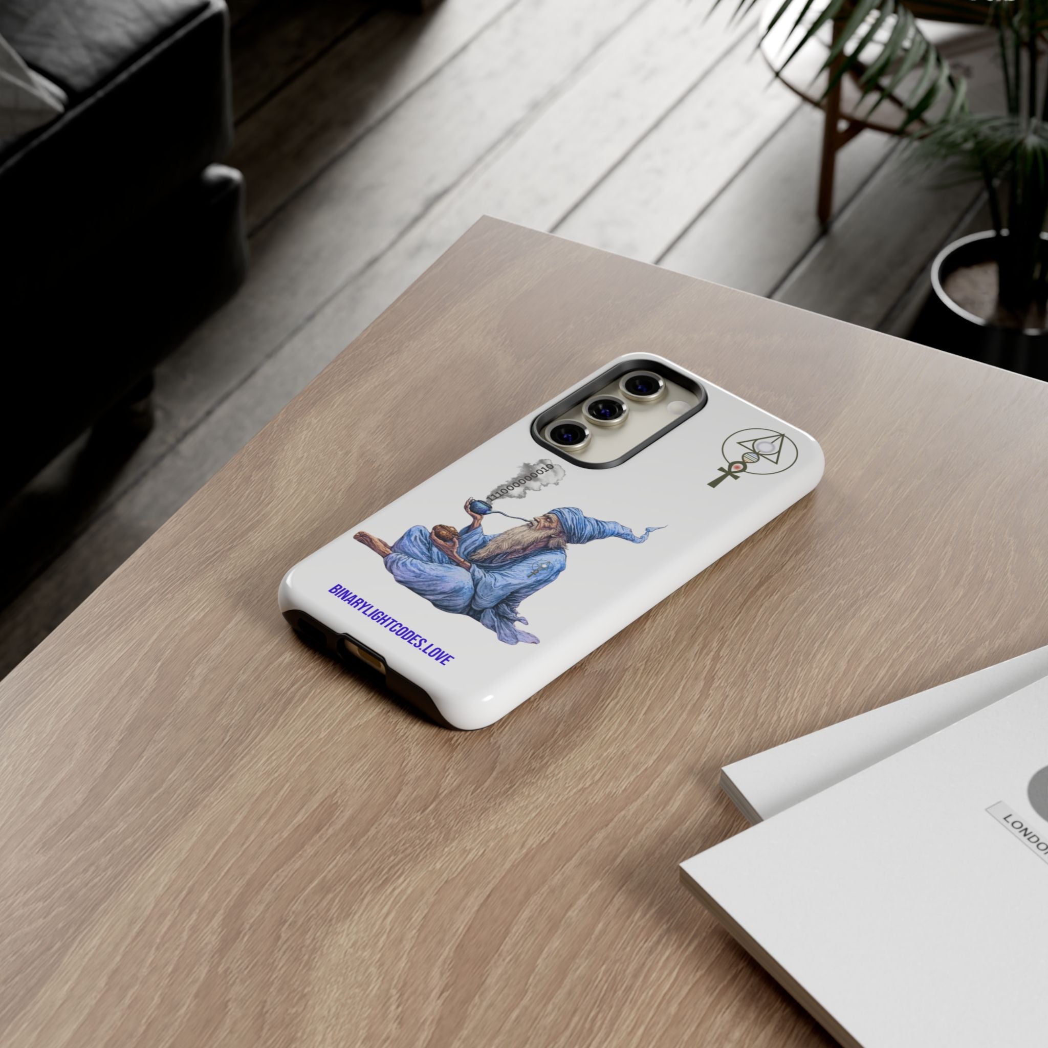 Binary Wizard Phone Case - Legacy Key in Smoke
