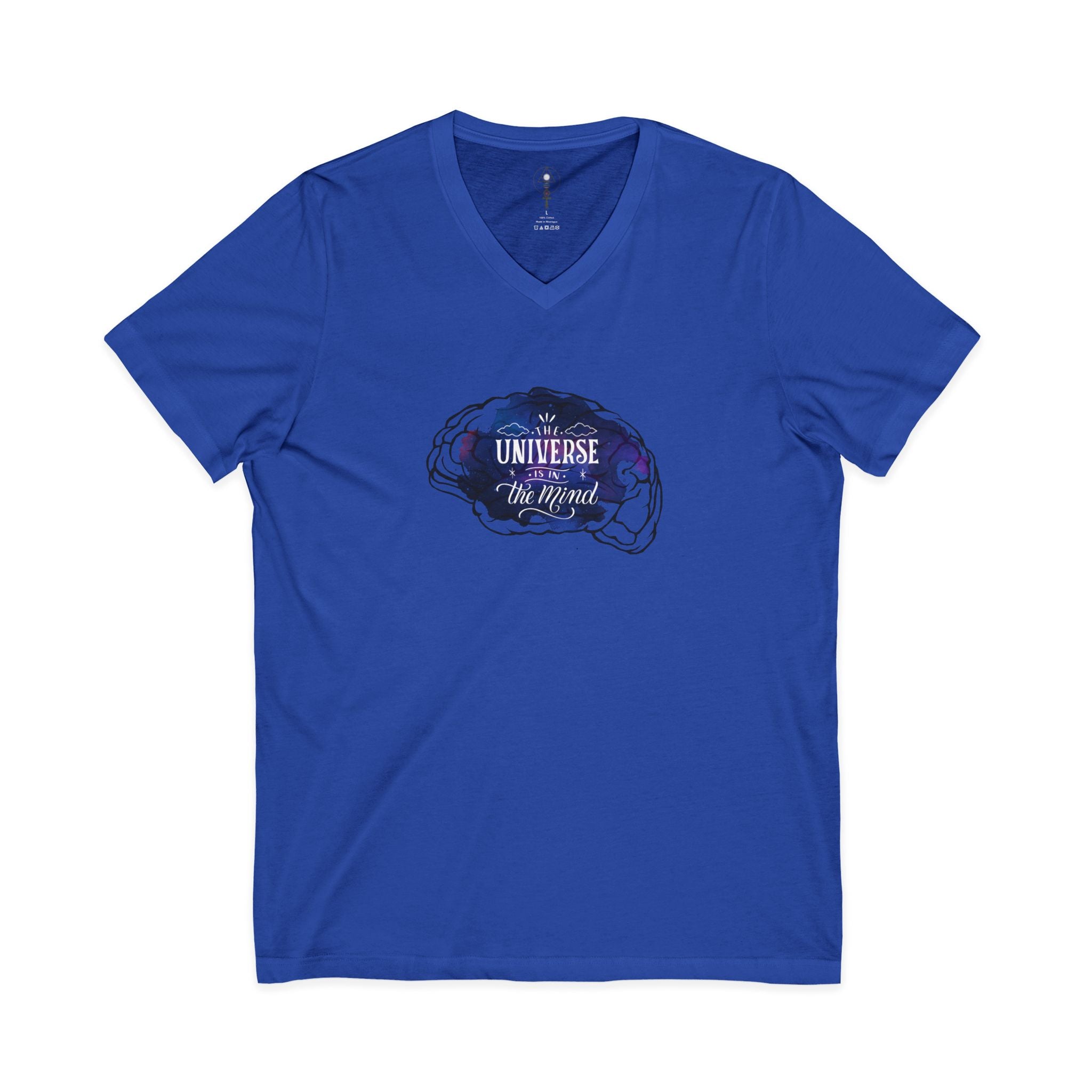 The Universe is in the Mind V-Neck Tee