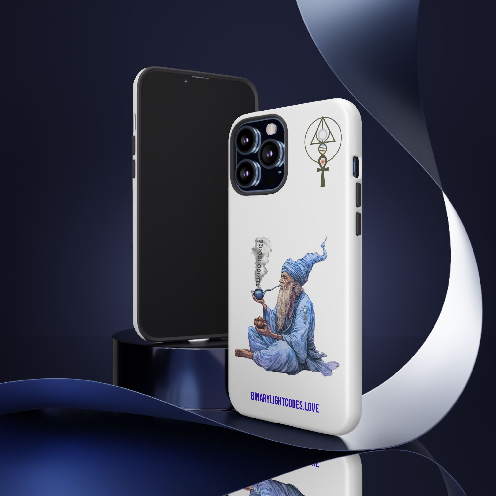 Binary Wizard Phone Case - Legacy Key in Smoke