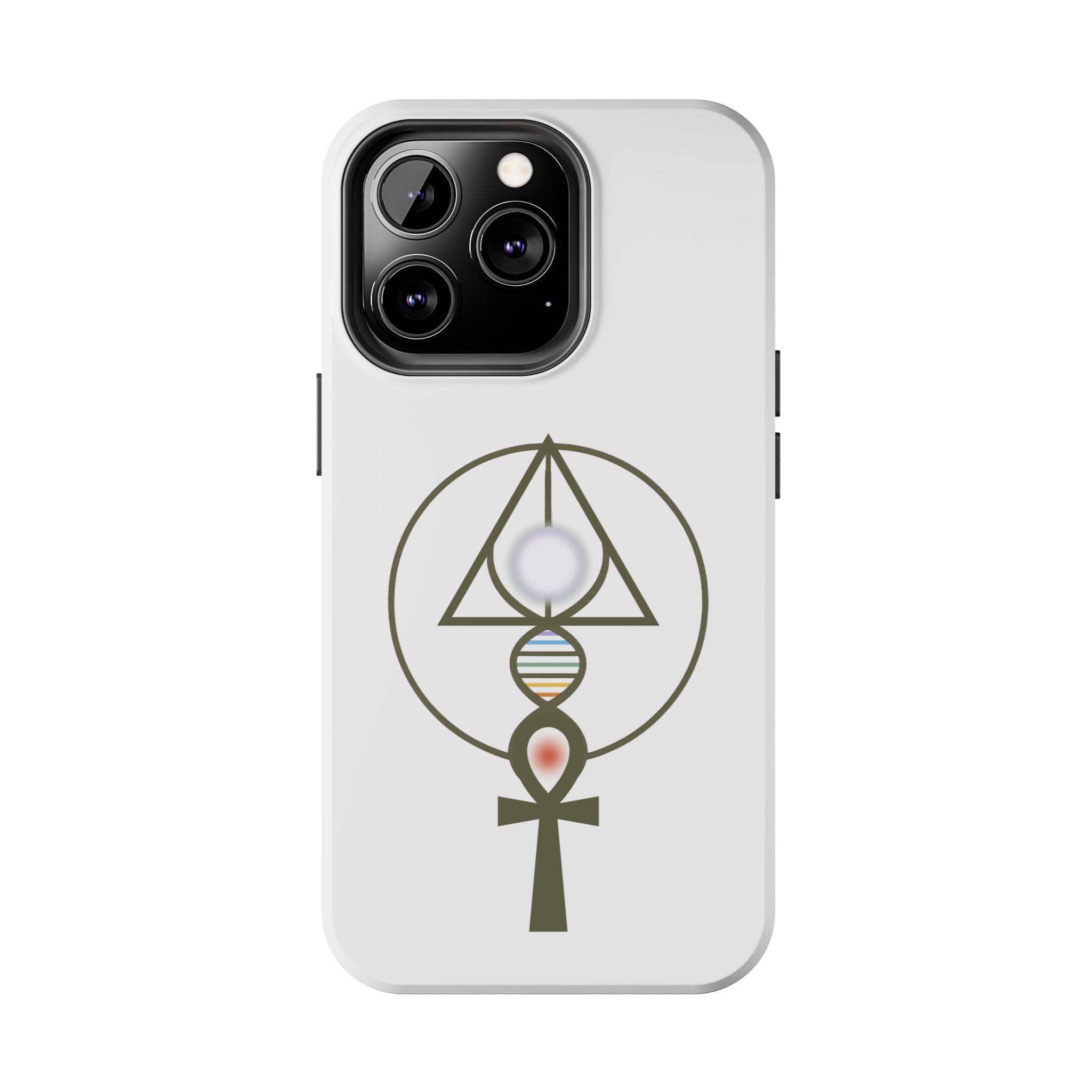Binary Light Code Logo Phone Cover - Activated Apparel