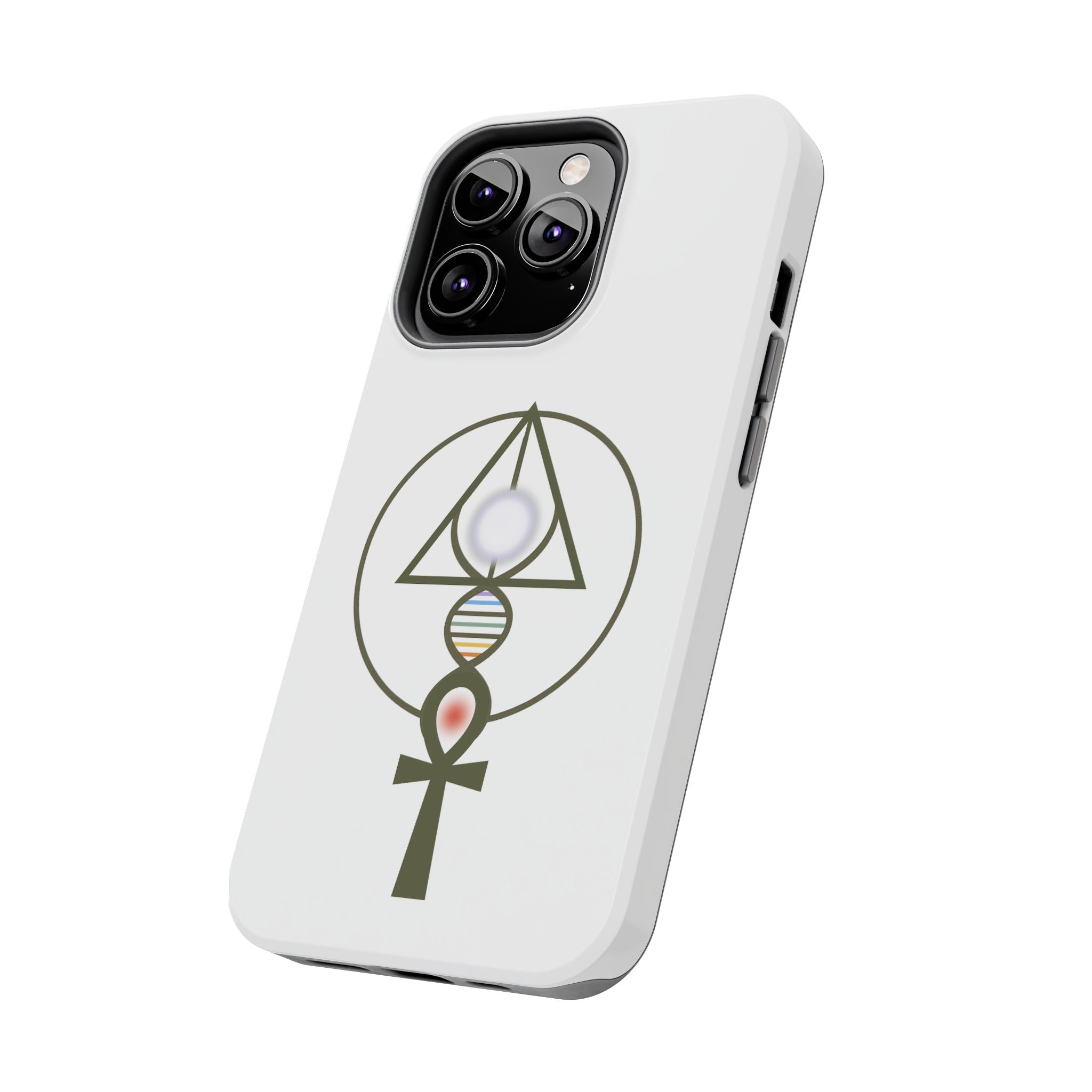 Binary Light Code Logo Phone Cover - Activated Apparel