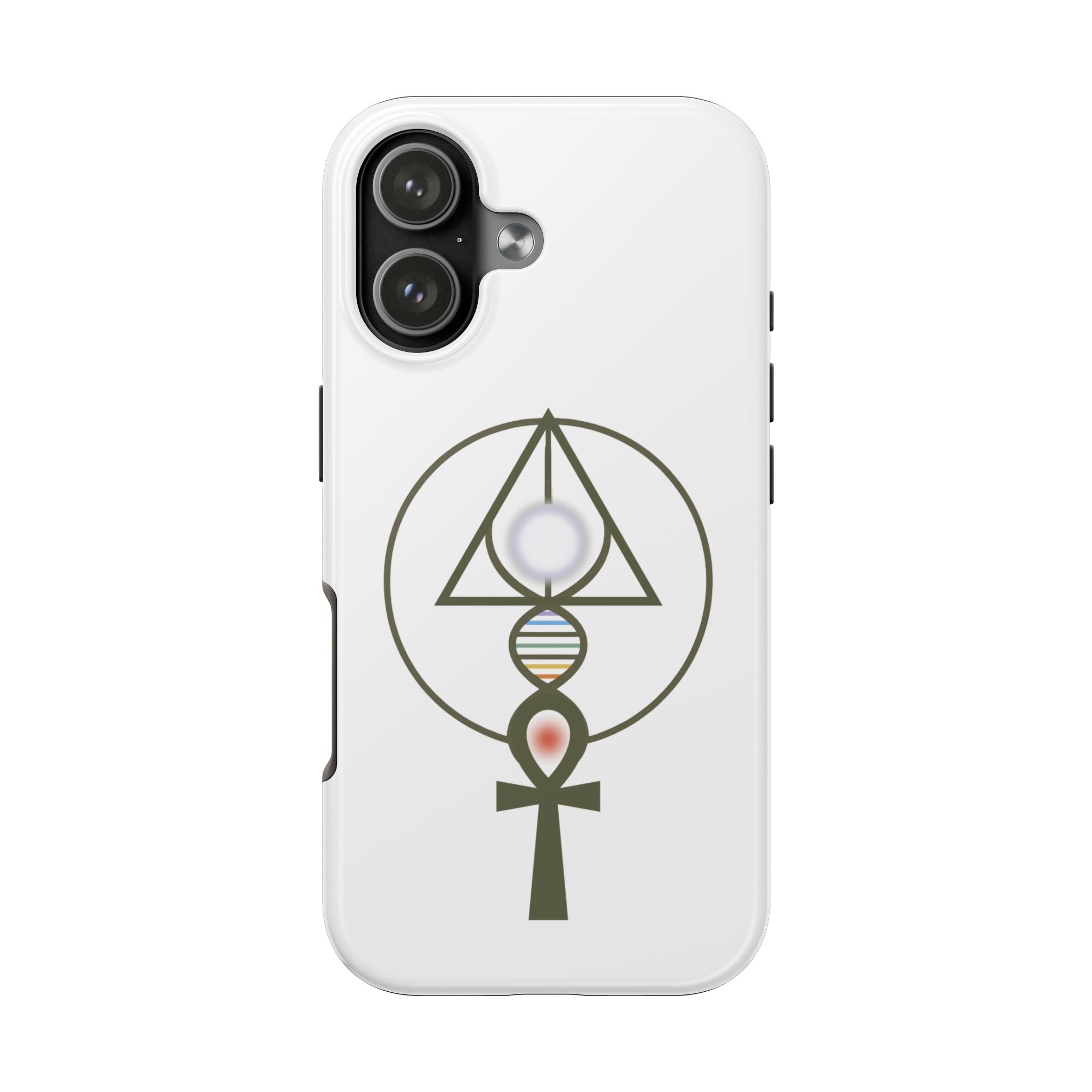 Binary Light Code Logo Phone Cover - Activated Apparel