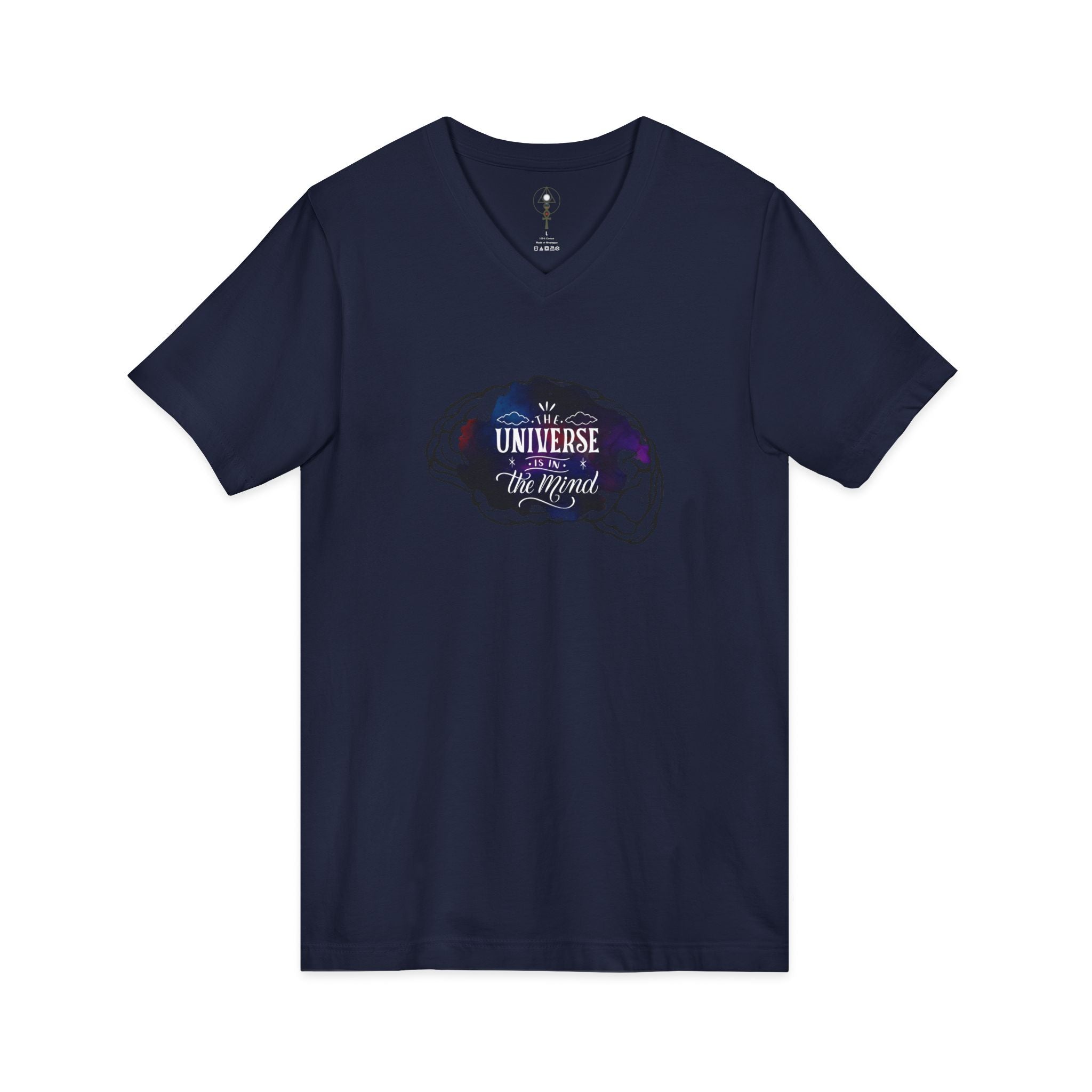 The Universe is in the Mind V-Neck Tee
