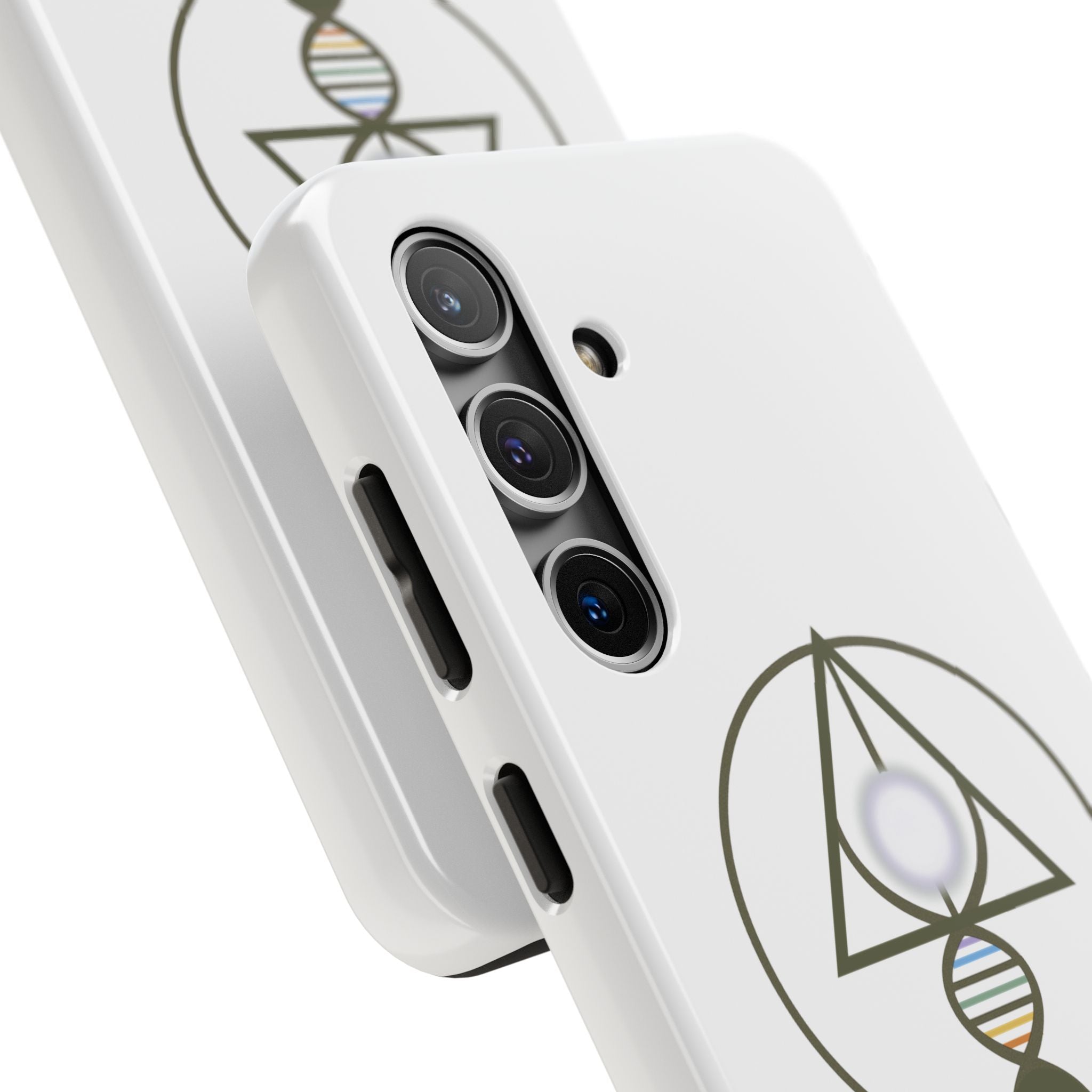 Binary Light Code Logo Phone Cover - Activated Apparel
