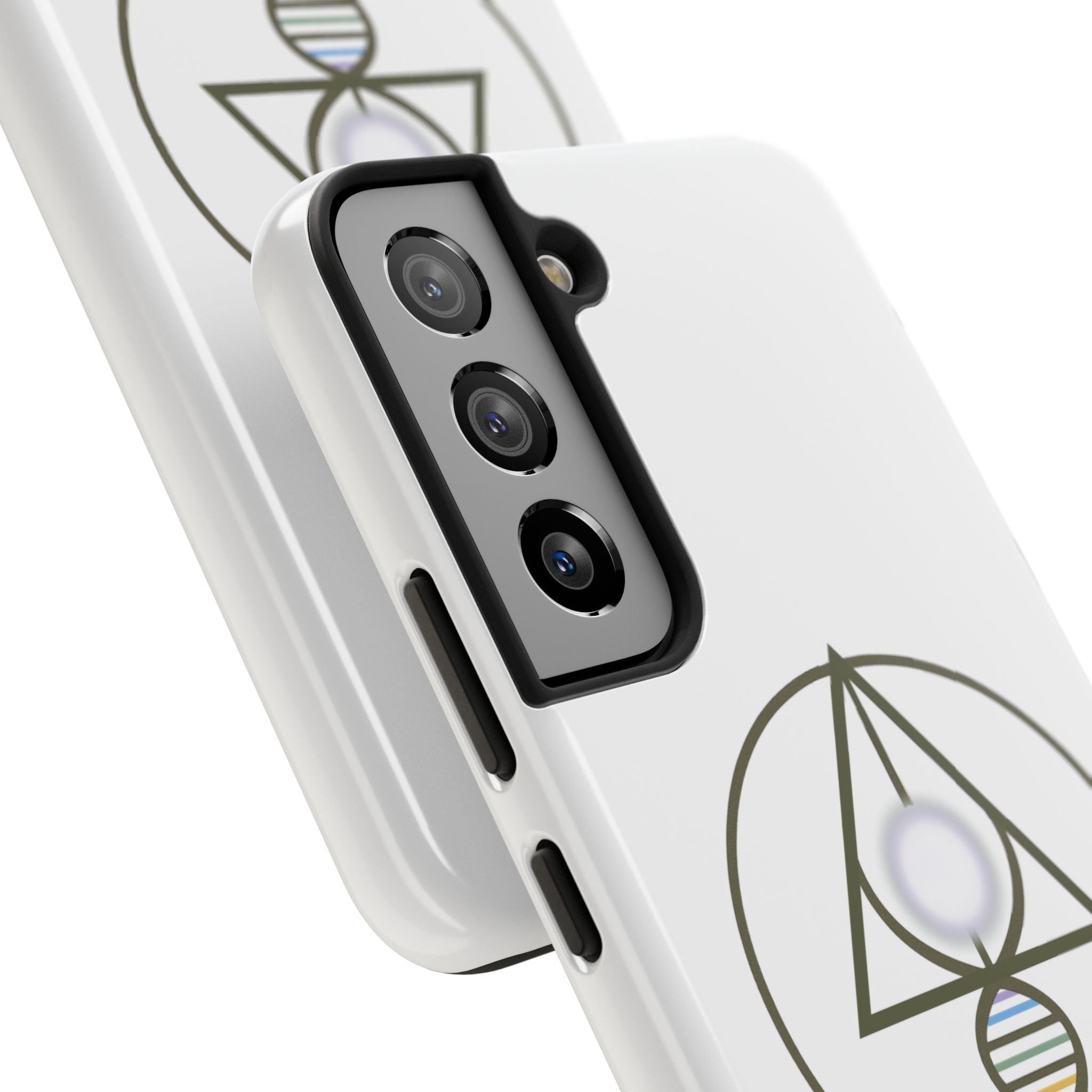 Binary Light Code Logo Phone Cover - Activated Apparel