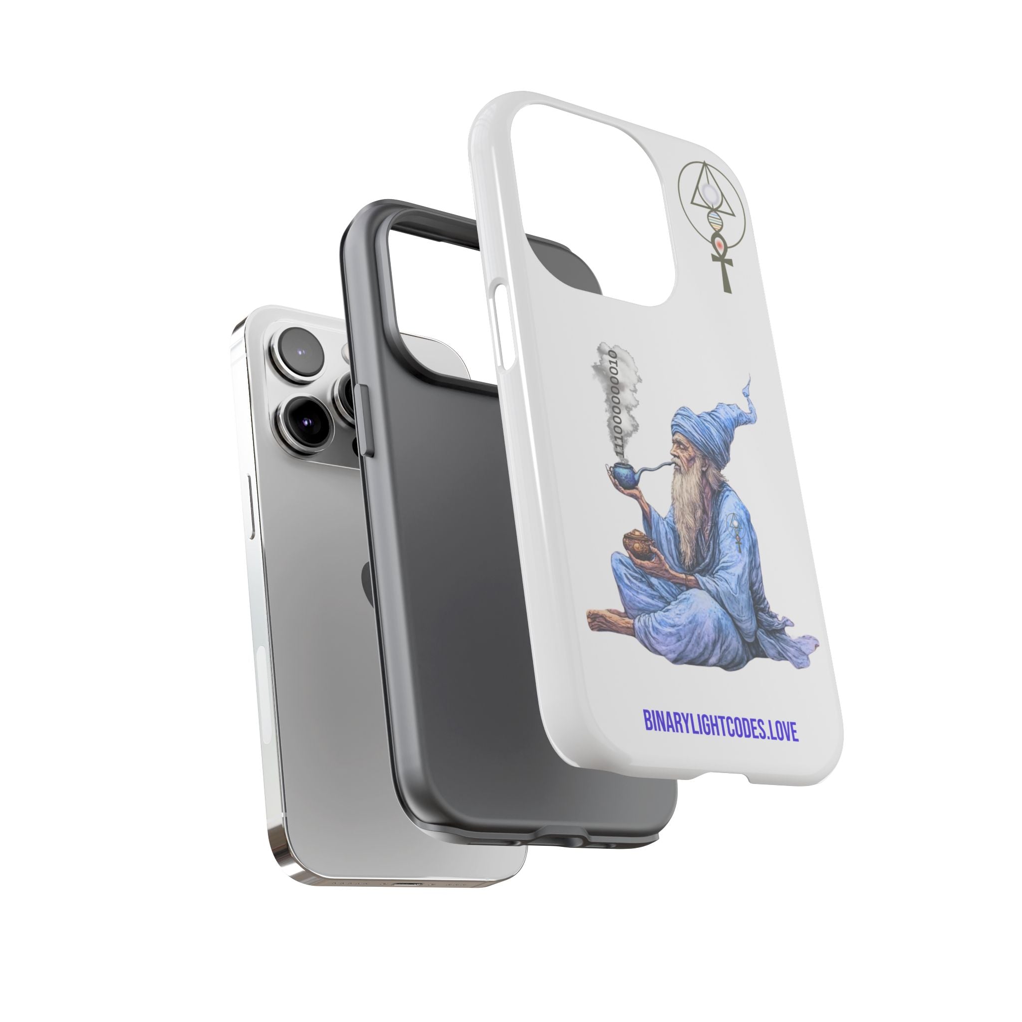 Binary Wizard Phone Case - Legacy Key in Smoke