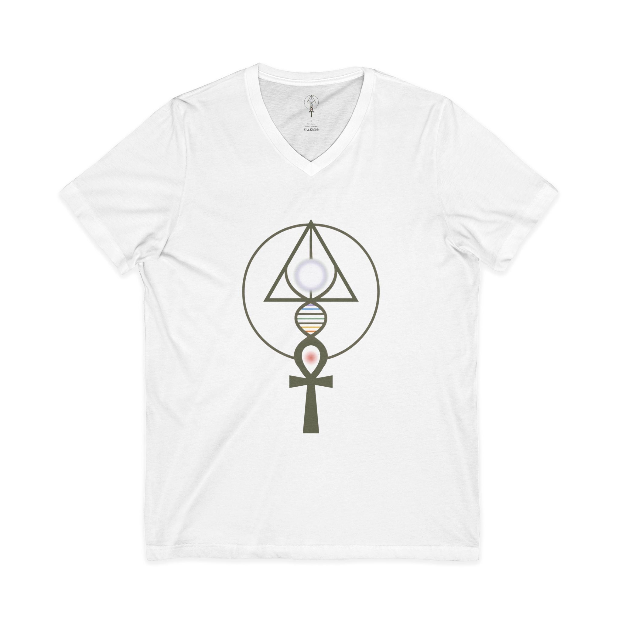 Money Manifestation V-Neck Tee - "Unexpected Money Code"