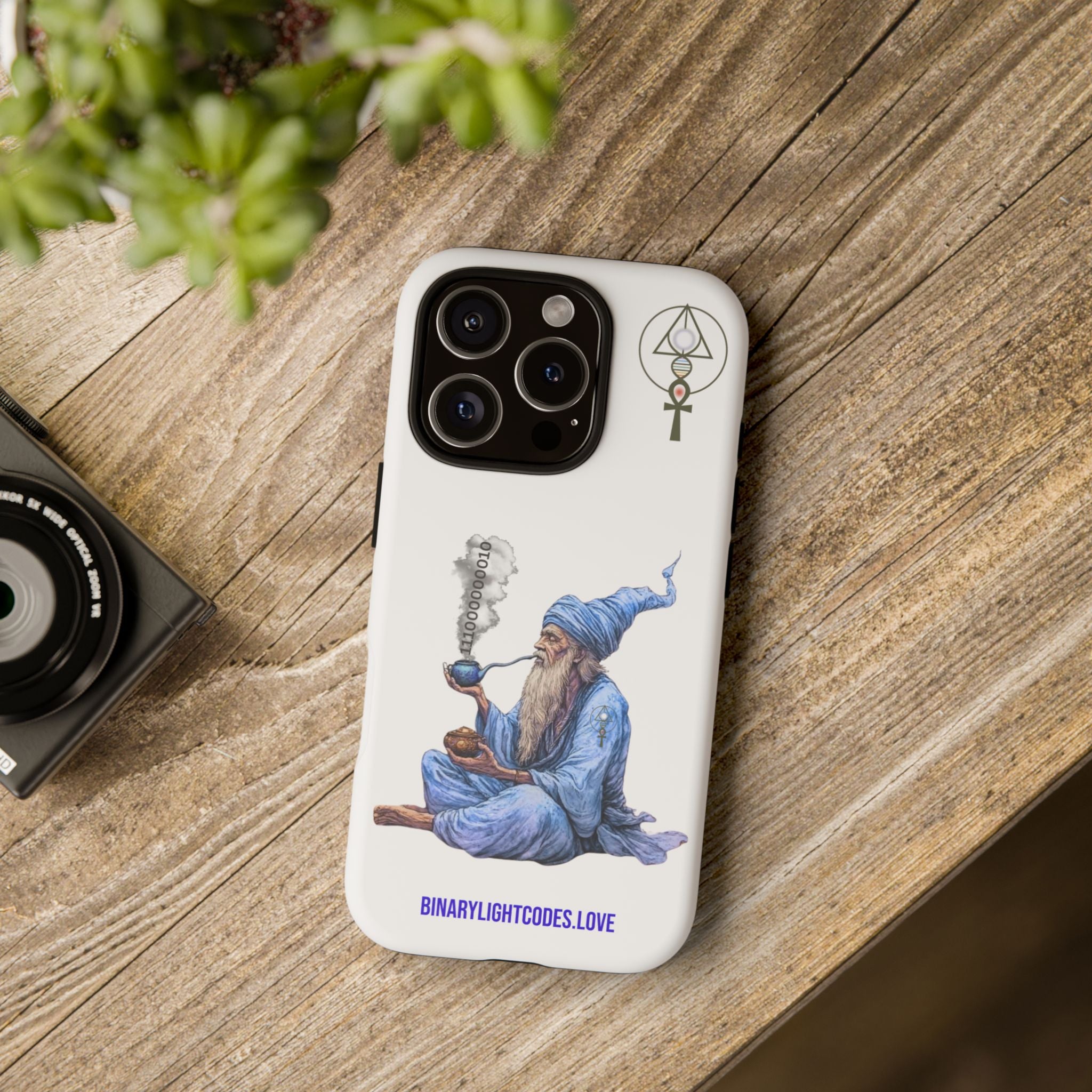 Binary Wizard Phone Case - Legacy Key in Smoke