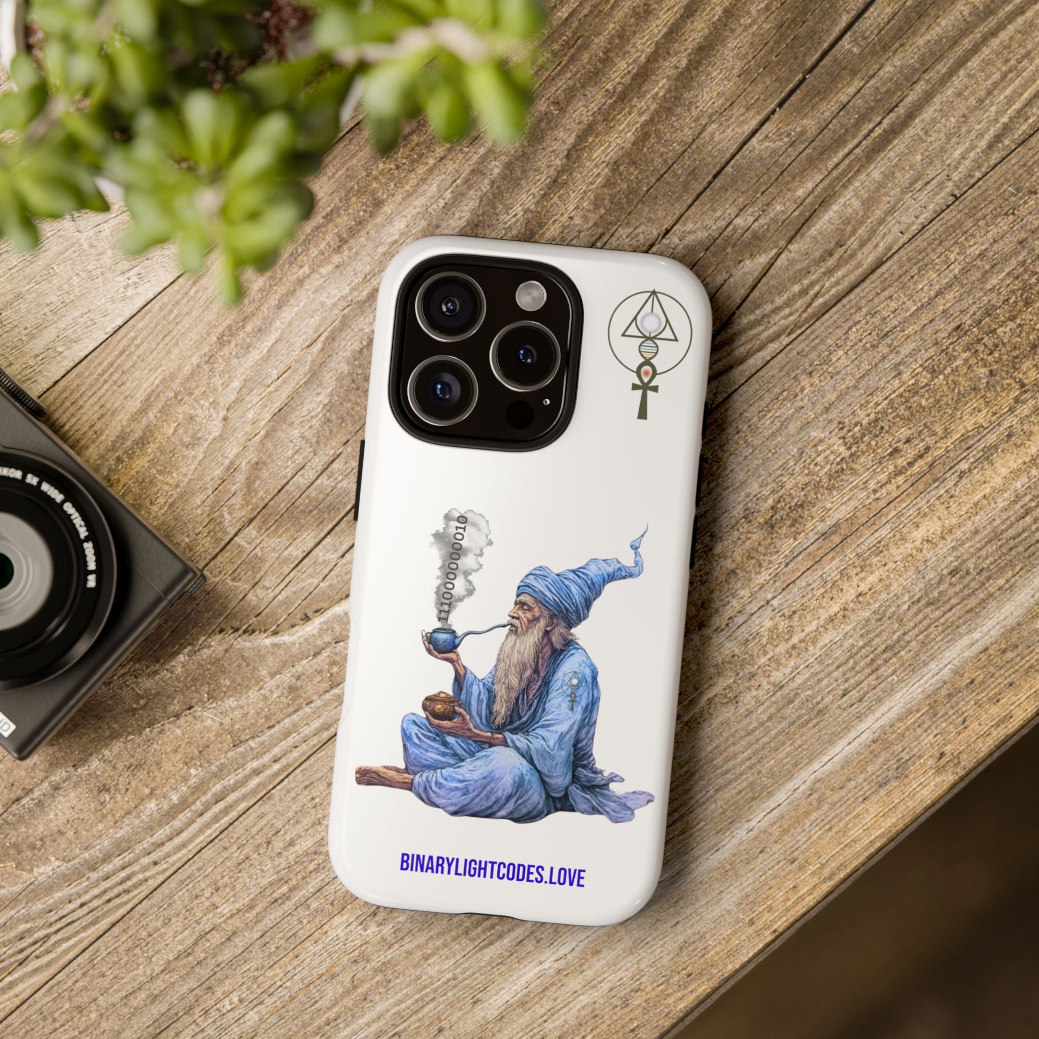Binary Wizard Phone Case - Legacy Key in Smoke