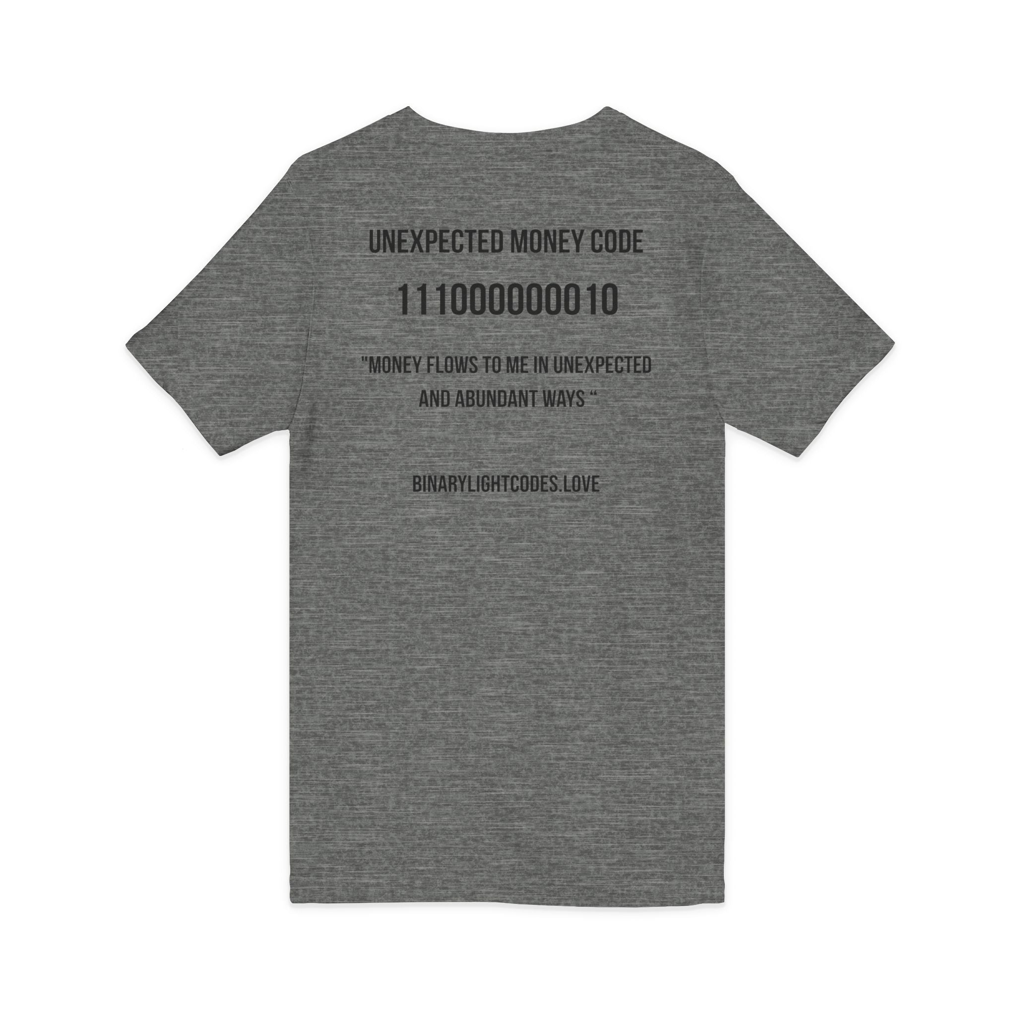 Money Manifestation V-Neck Tee - "Unexpected Money Code"