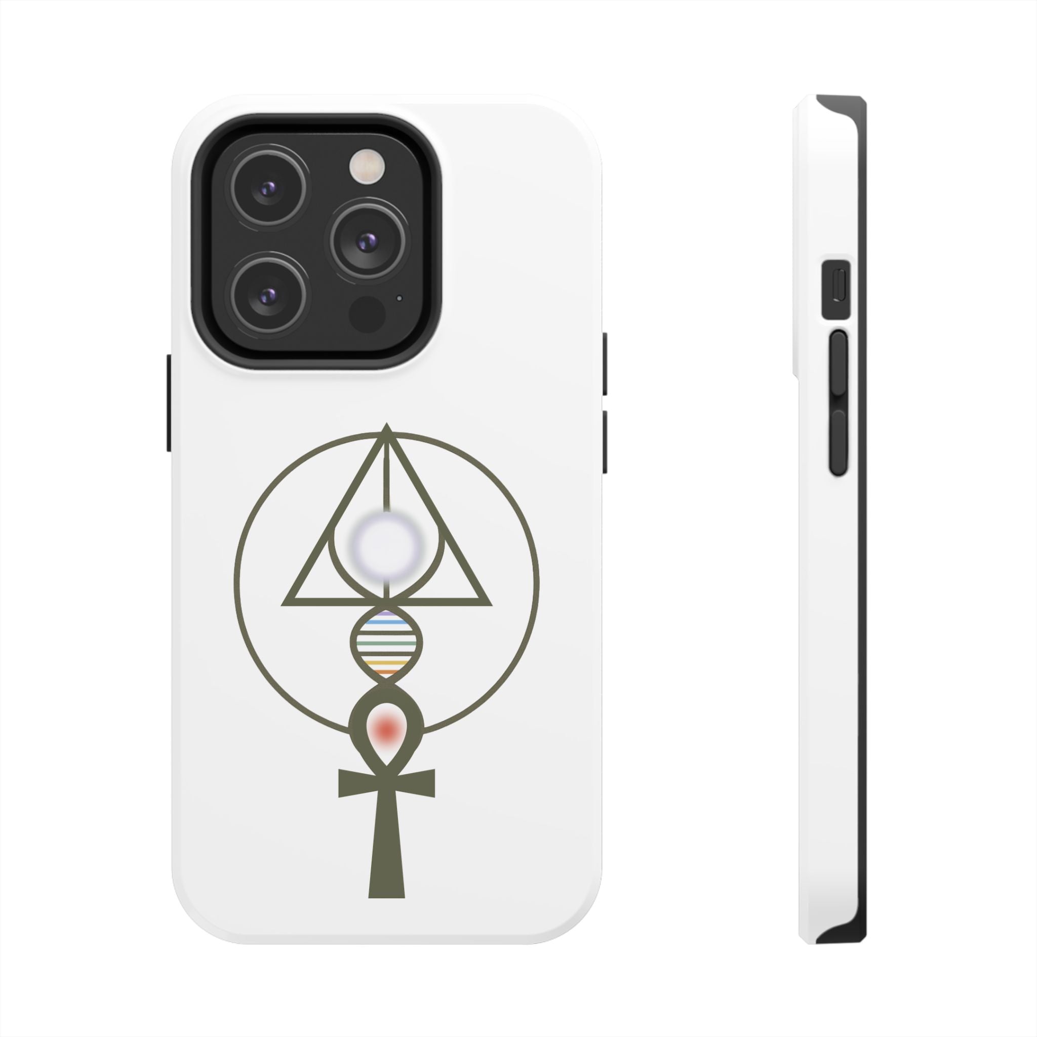 Binary Light Code Logo Phone Cover - Activated Apparel