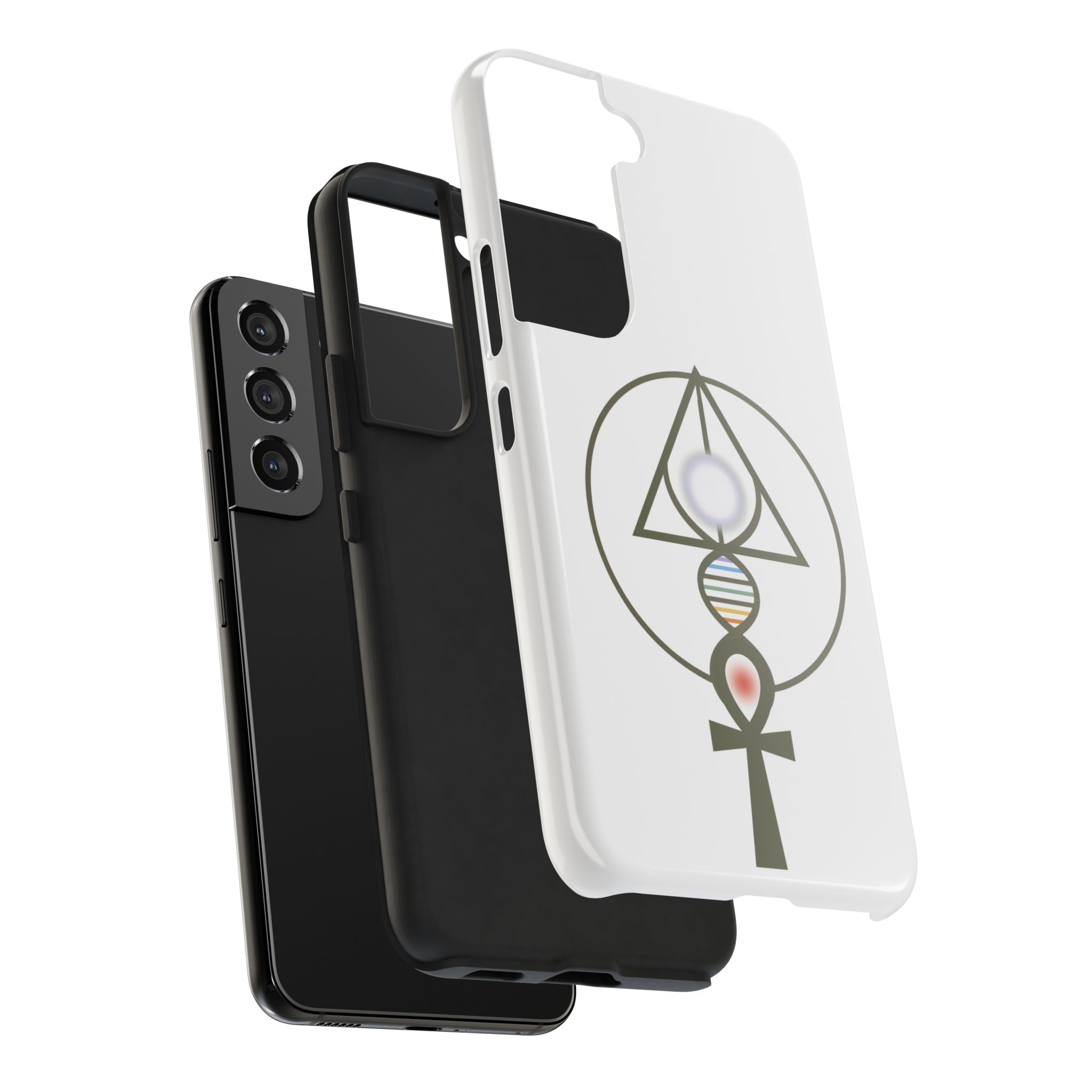 Binary Light Code Logo Phone Cover - Activated Apparel