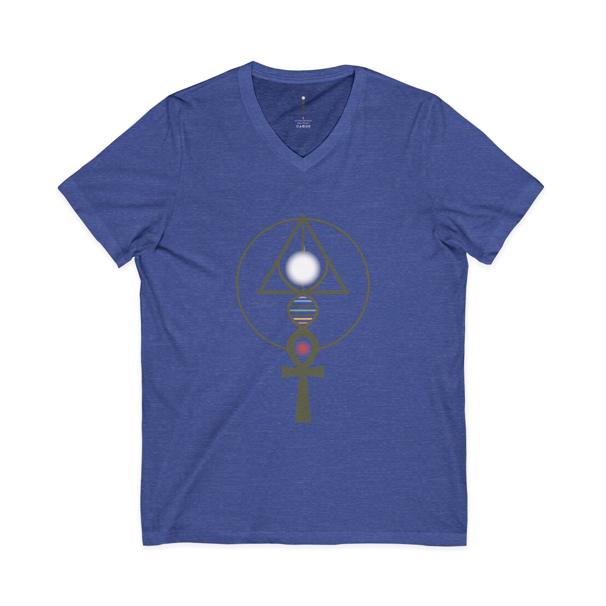 Money Manifestation V-Neck Tee - "Unexpected Money Code"