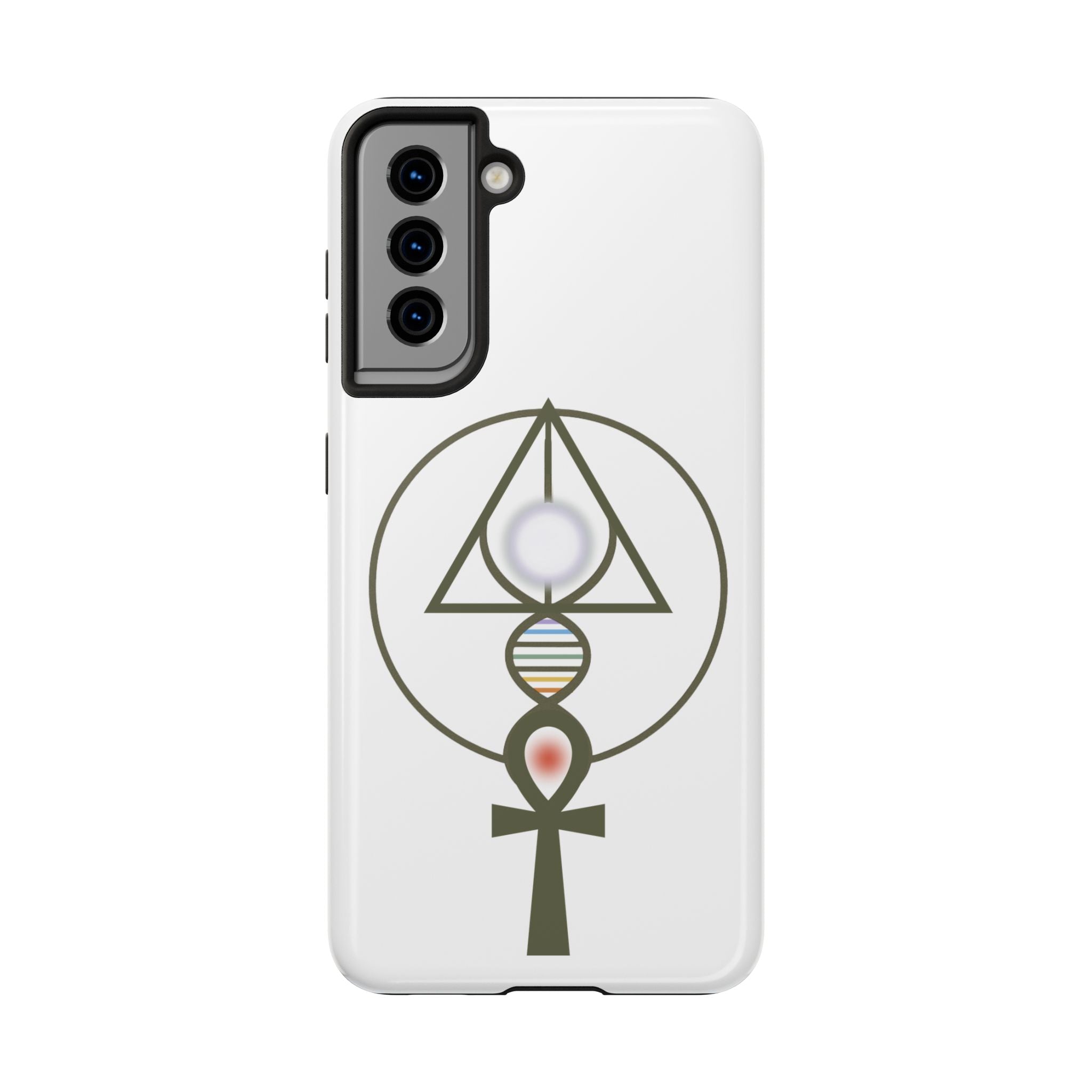 Binary Light Code Logo Phone Cover - Activated Apparel