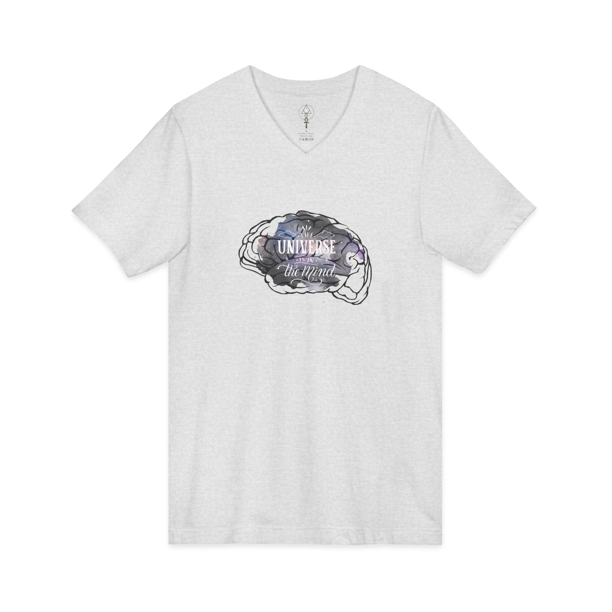 The Universe is in the Mind V-Neck Tee
