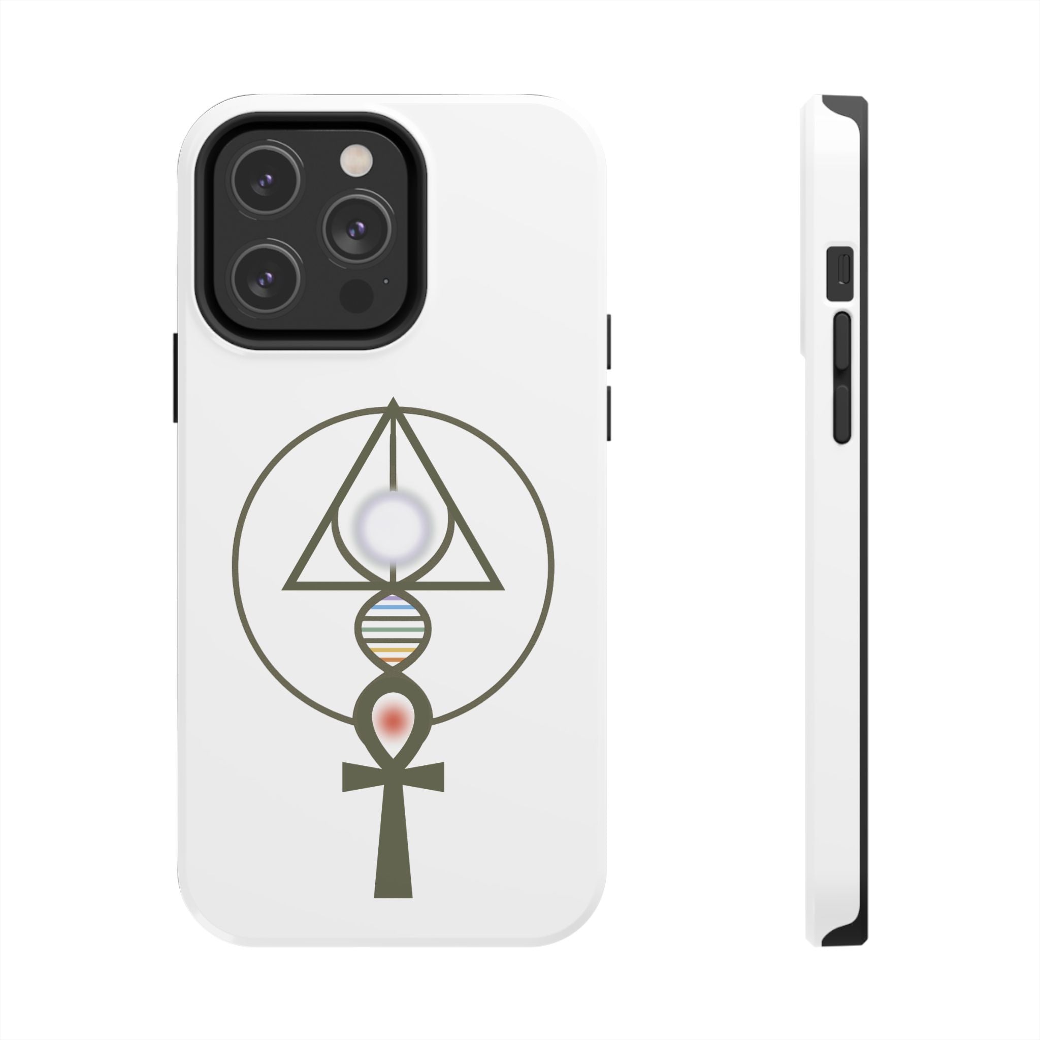Binary Light Code Logo Phone Cover - Activated Apparel