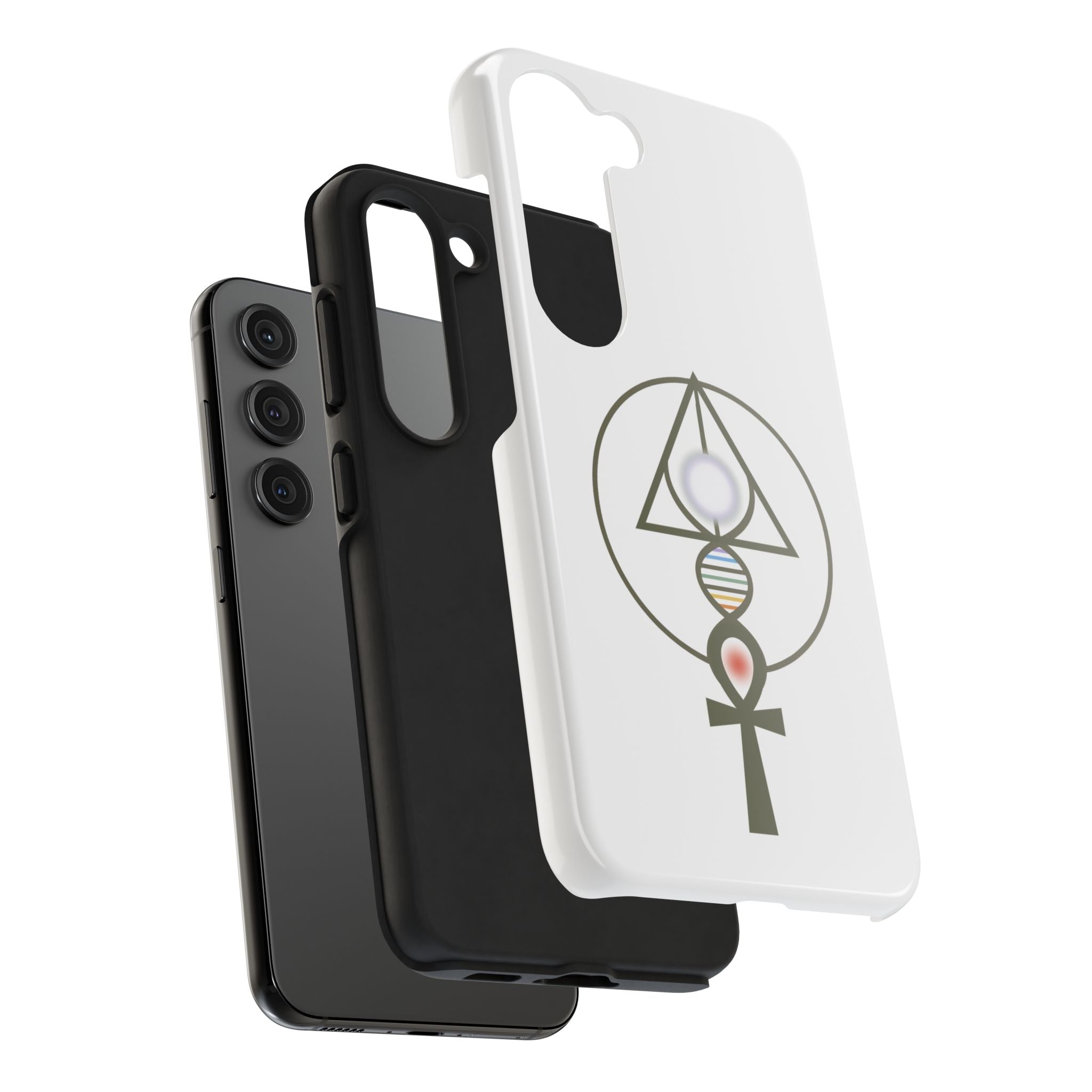 Binary Light Code Logo Phone Cover - Activated Apparel