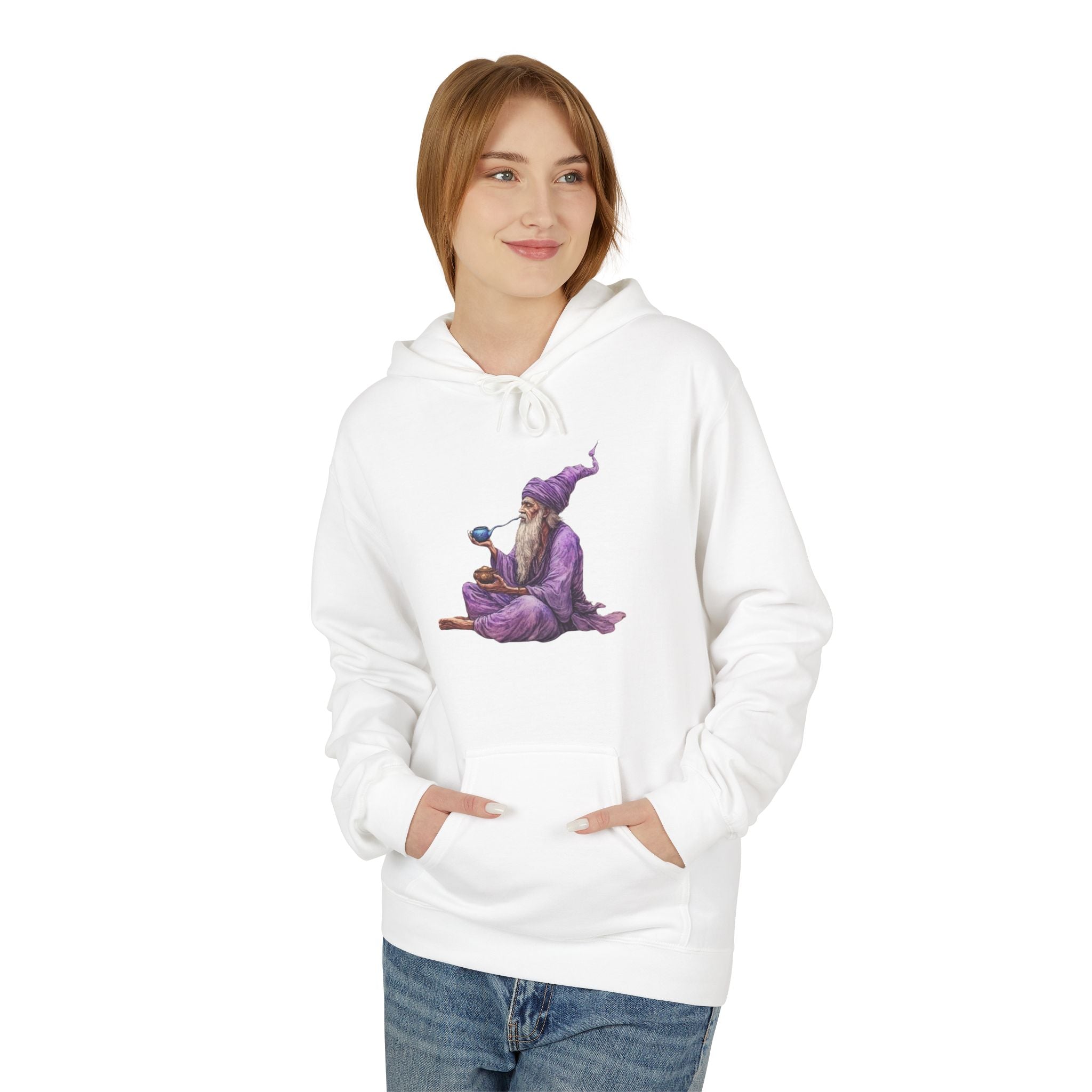 Binary Light Codes Wizard Hoodie