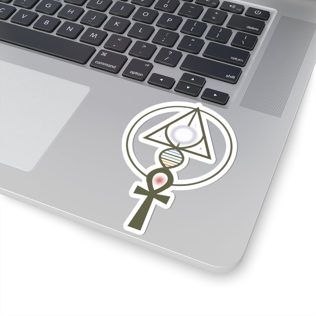Binary Light Codes Logo Sticker