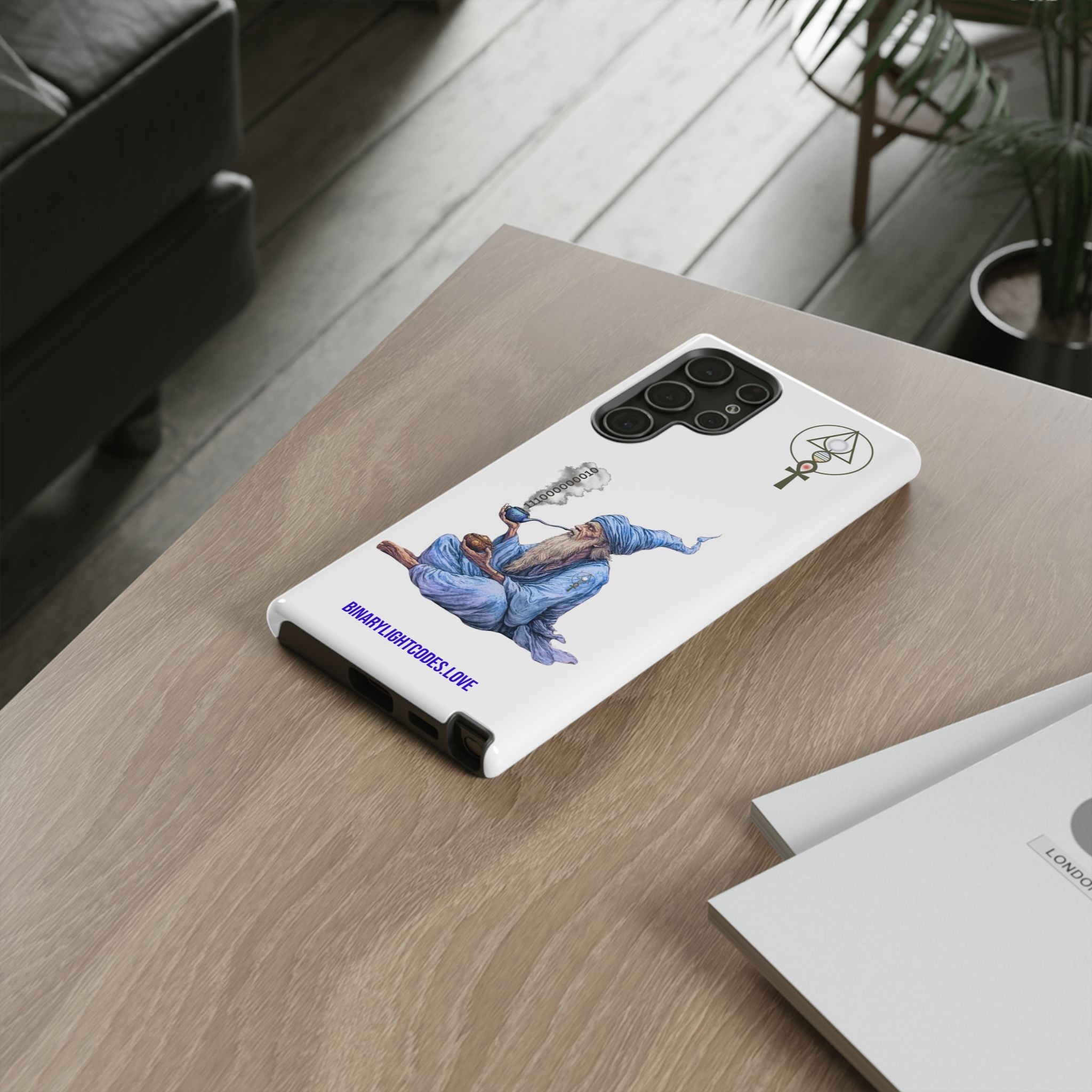 Binary Wizard Phone Case - Legacy Key in Smoke