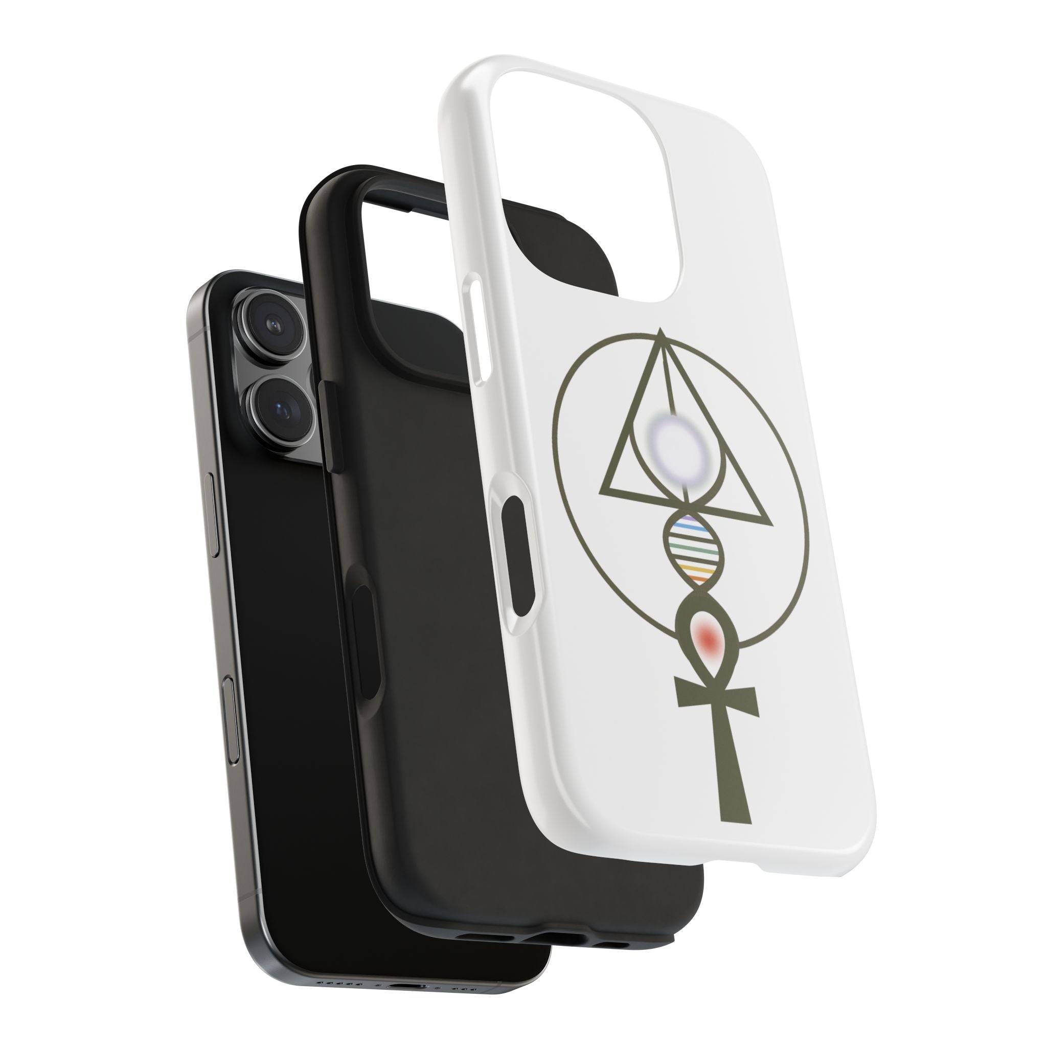 Binary Light Code Logo Phone Cover - Activated Apparel
