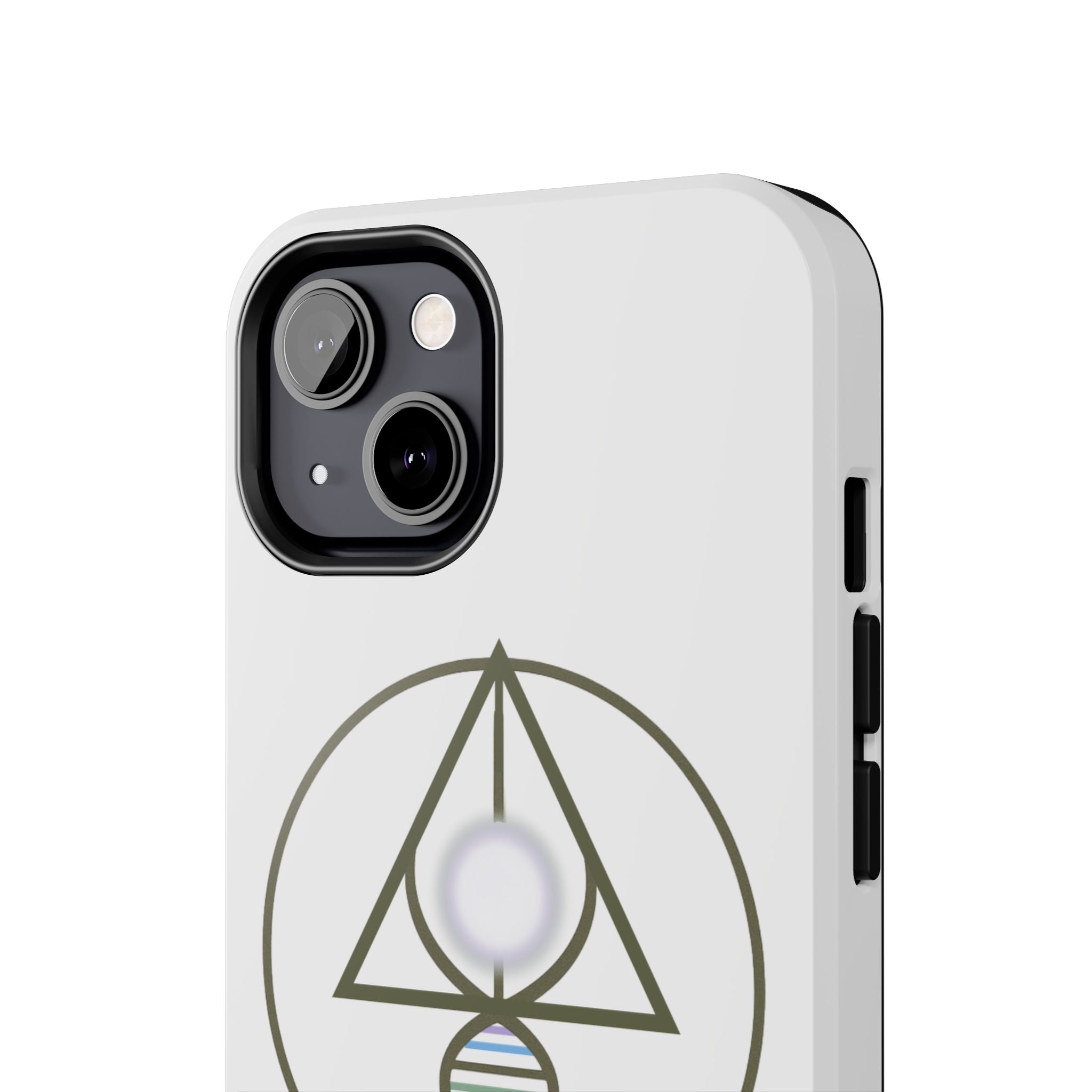 Binary Light Code Logo Phone Cover - Activated Apparel