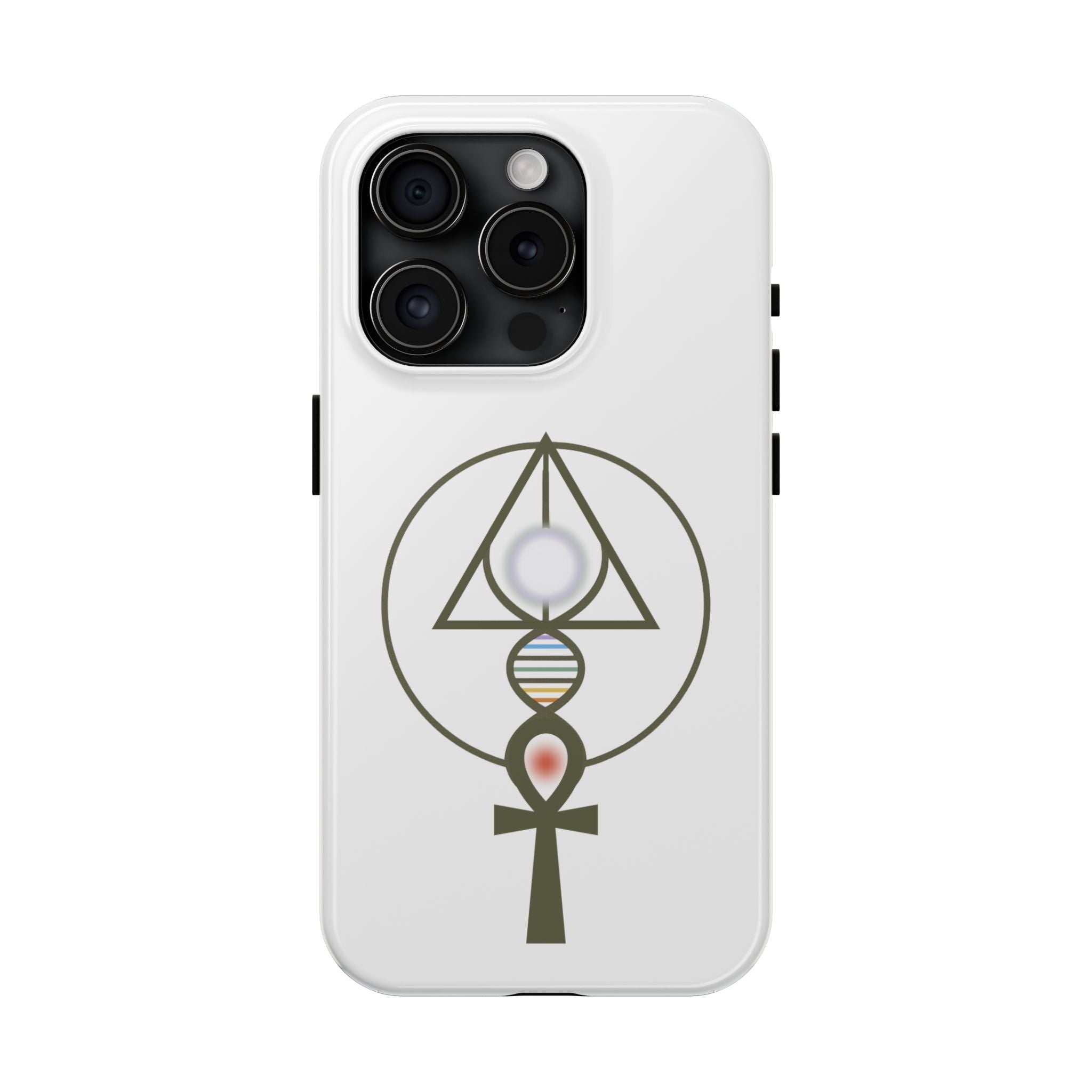 Binary Light Code Logo Phone Cover - Activated Apparel