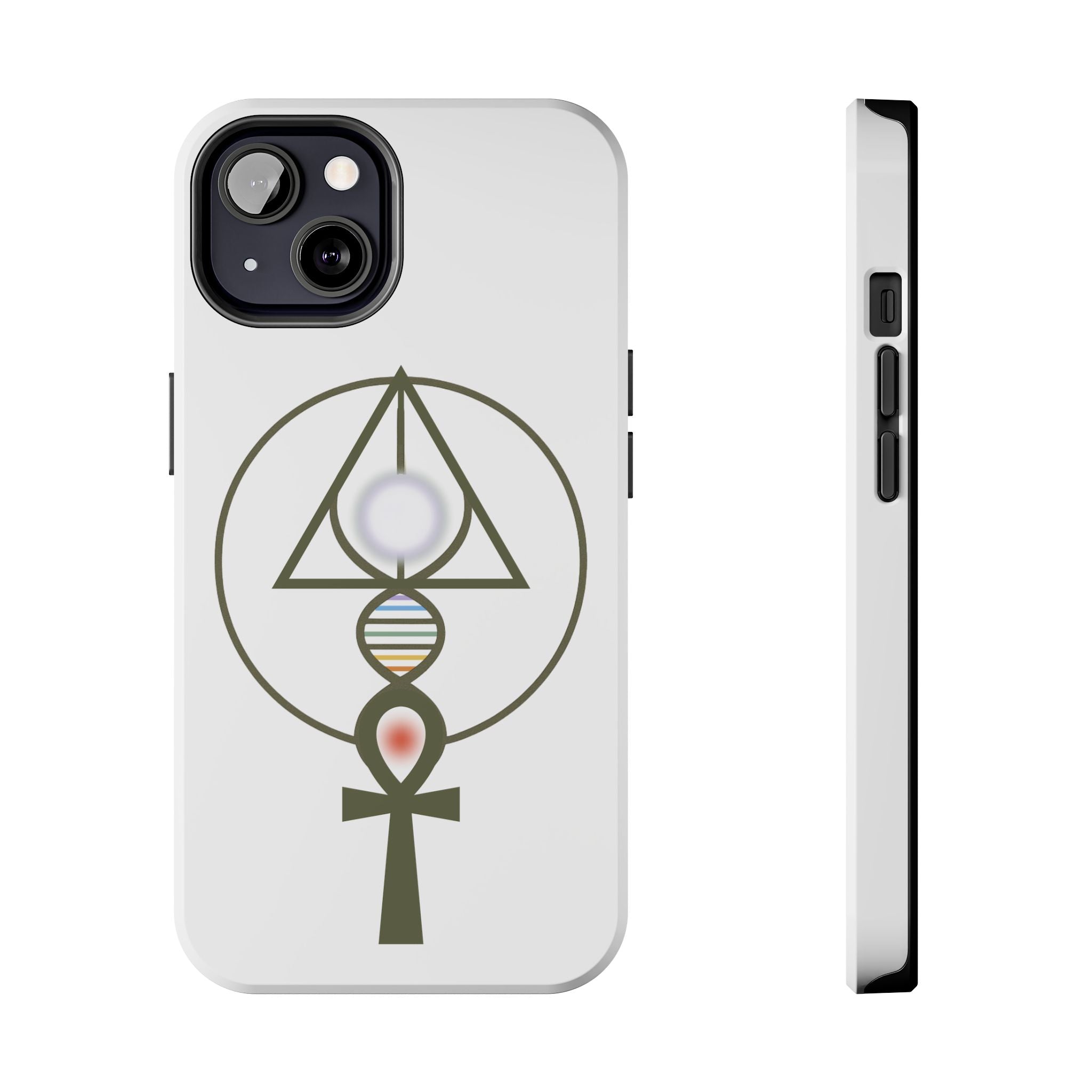 Binary Light Code Logo Phone Cover - Activated Apparel
