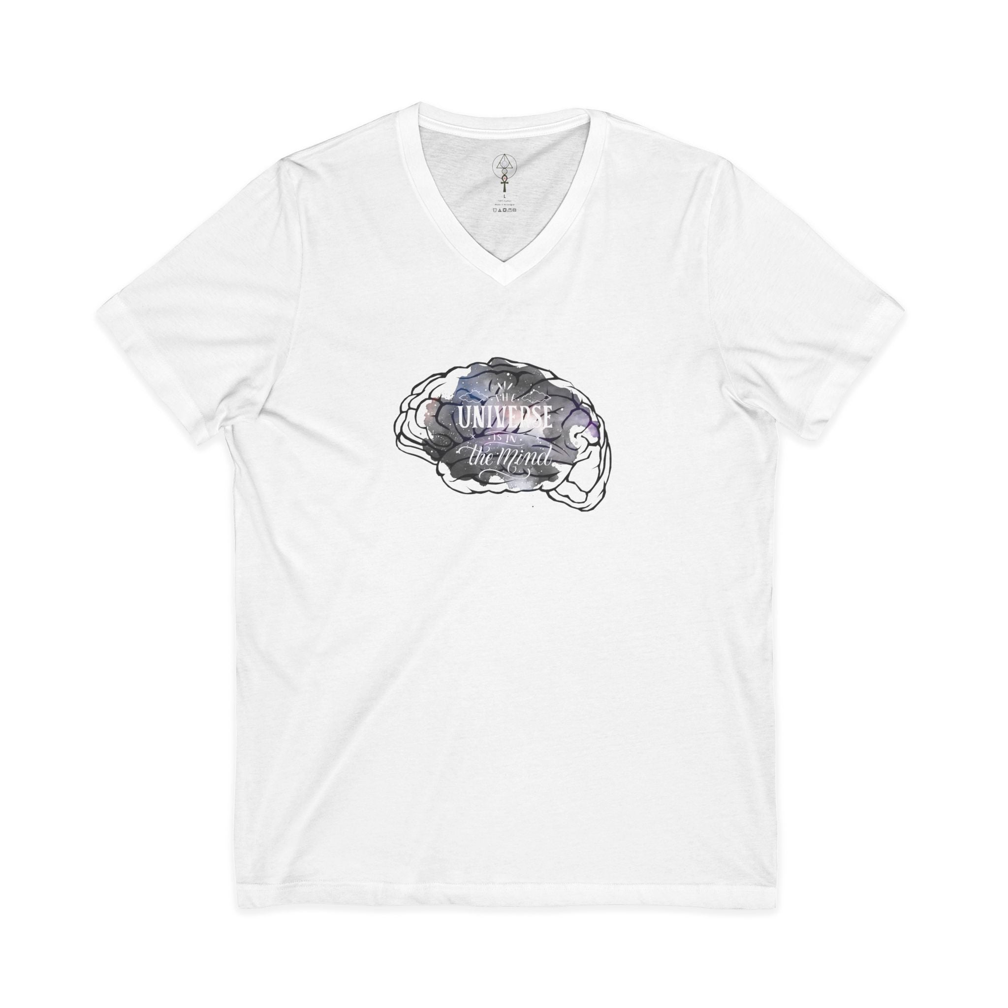 The Universe is in the Mind V-Neck Tee
