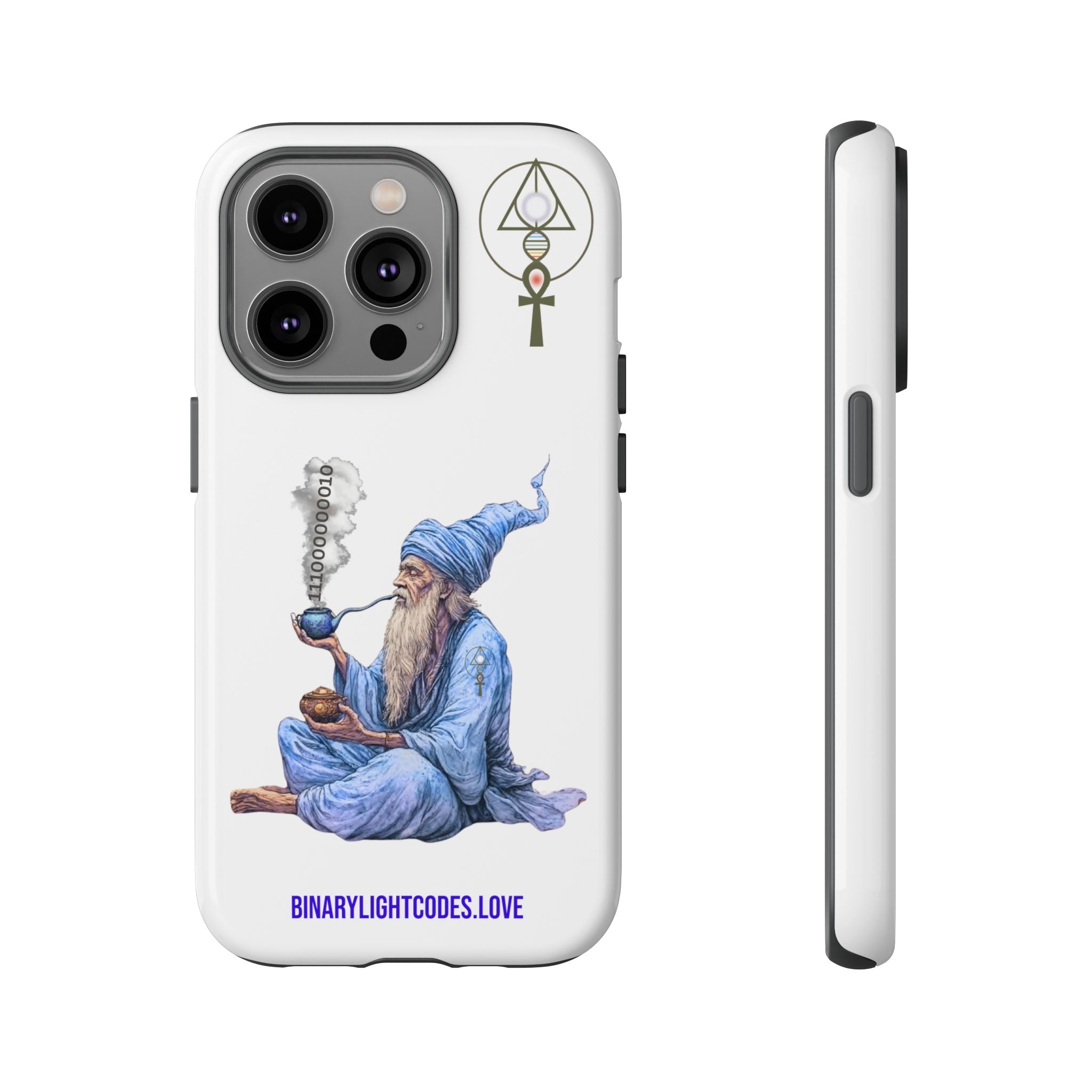 Binary Wizard Phone Case - Legacy Key in Smoke