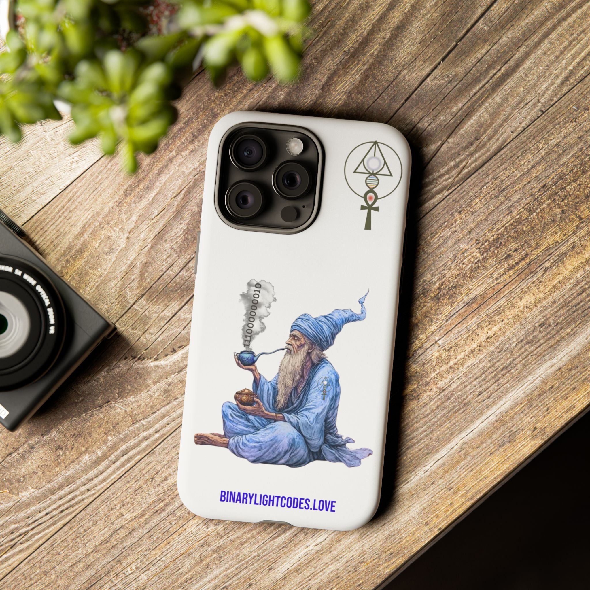 Binary Wizard Phone Case - Legacy Key in Smoke