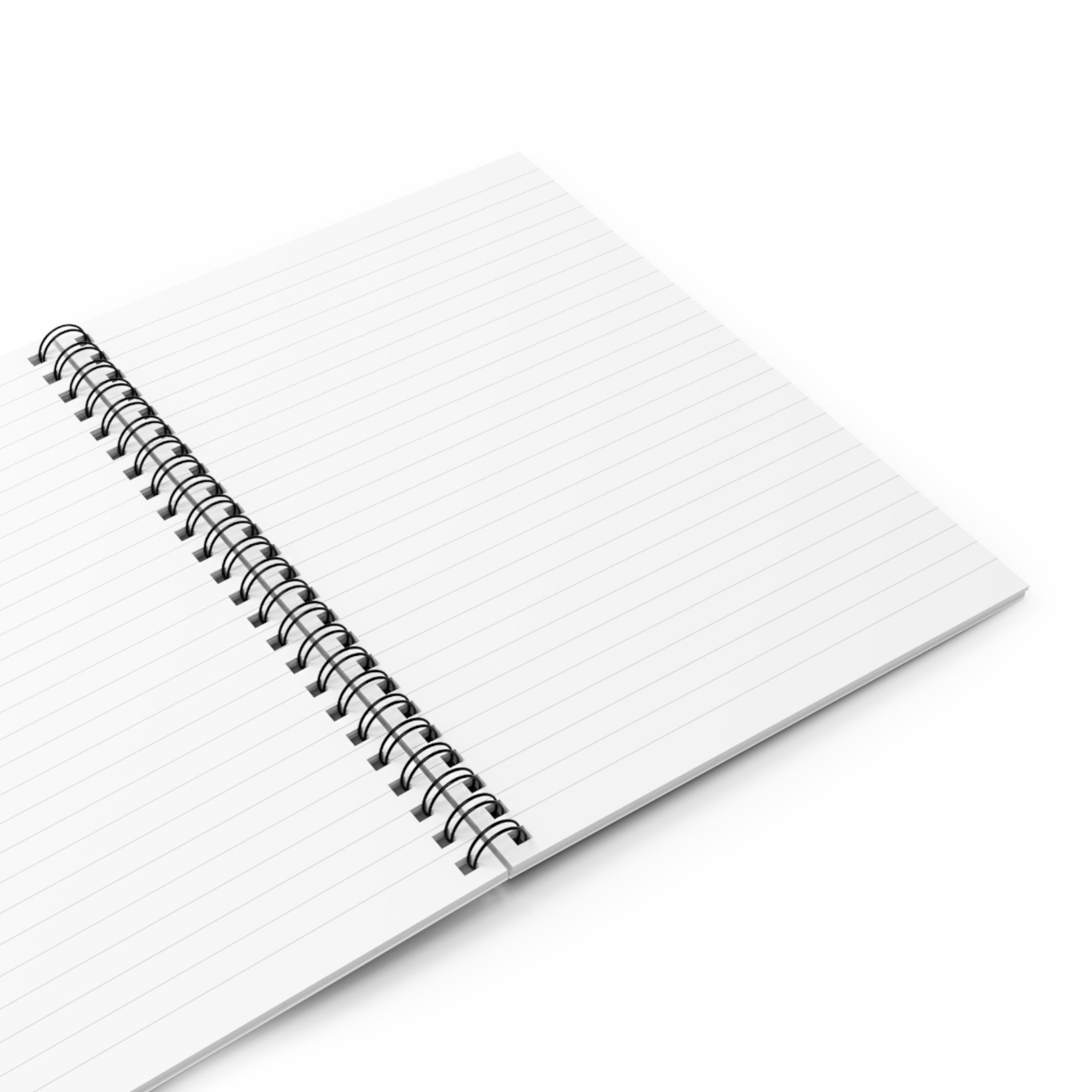 Activated BLC Logo Ankh DNA Spiral Notebook — Mystical Symbol Ruled Journal